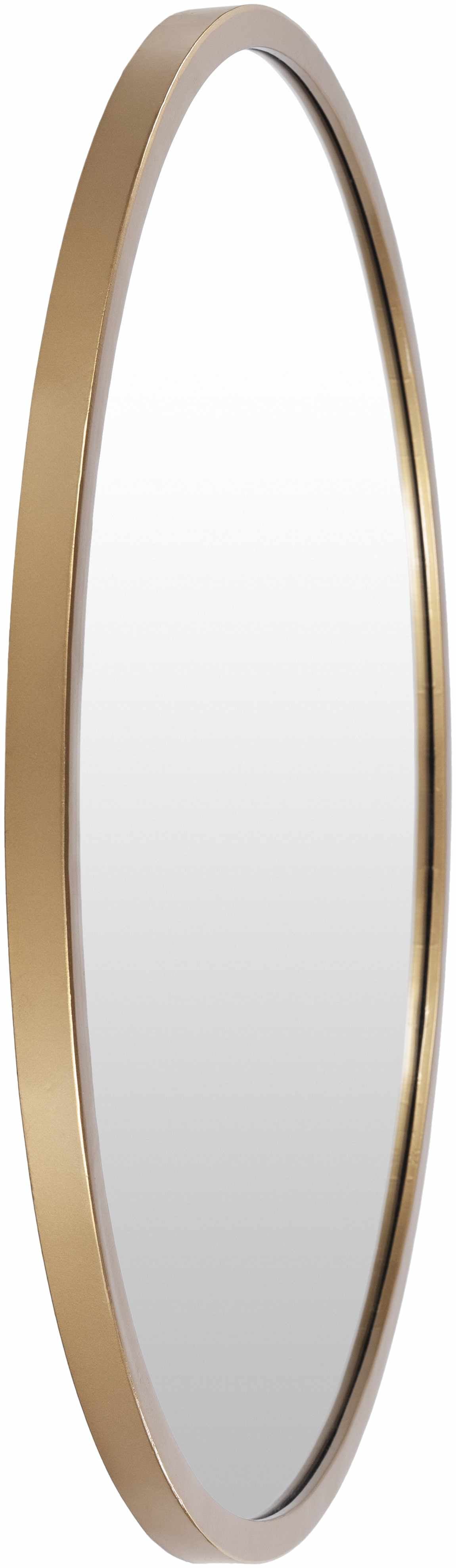 Guindarohan Gold Frame Round Mirror