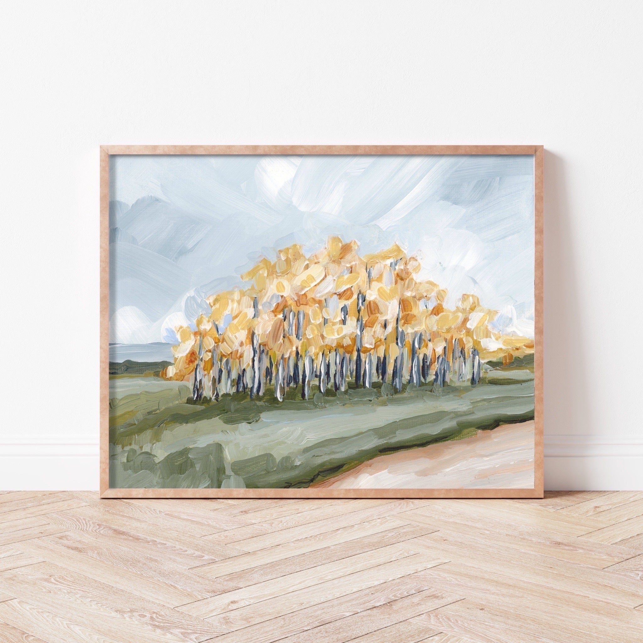 "Grove of Gold" Art Print