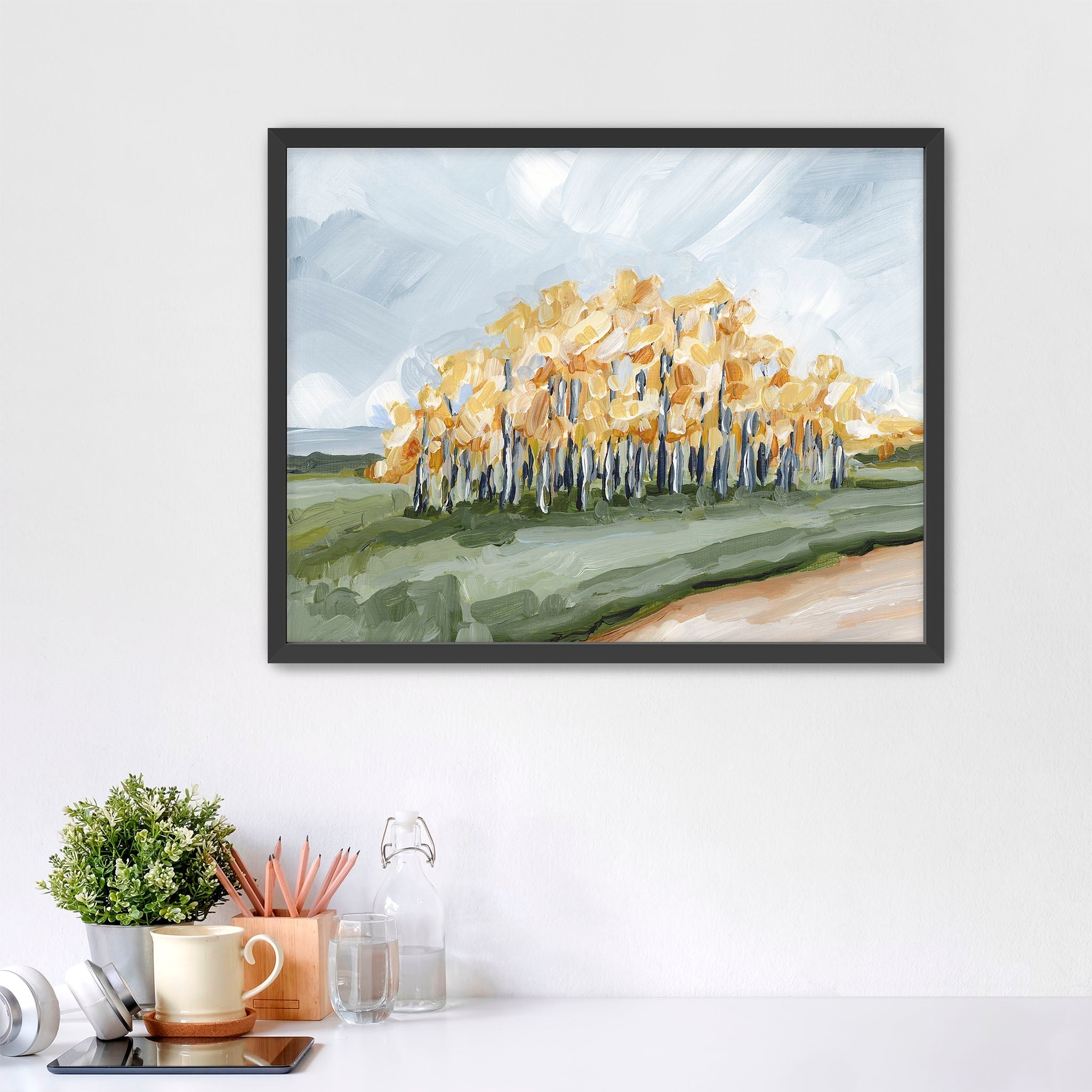 "Grove of Gold" Art Print