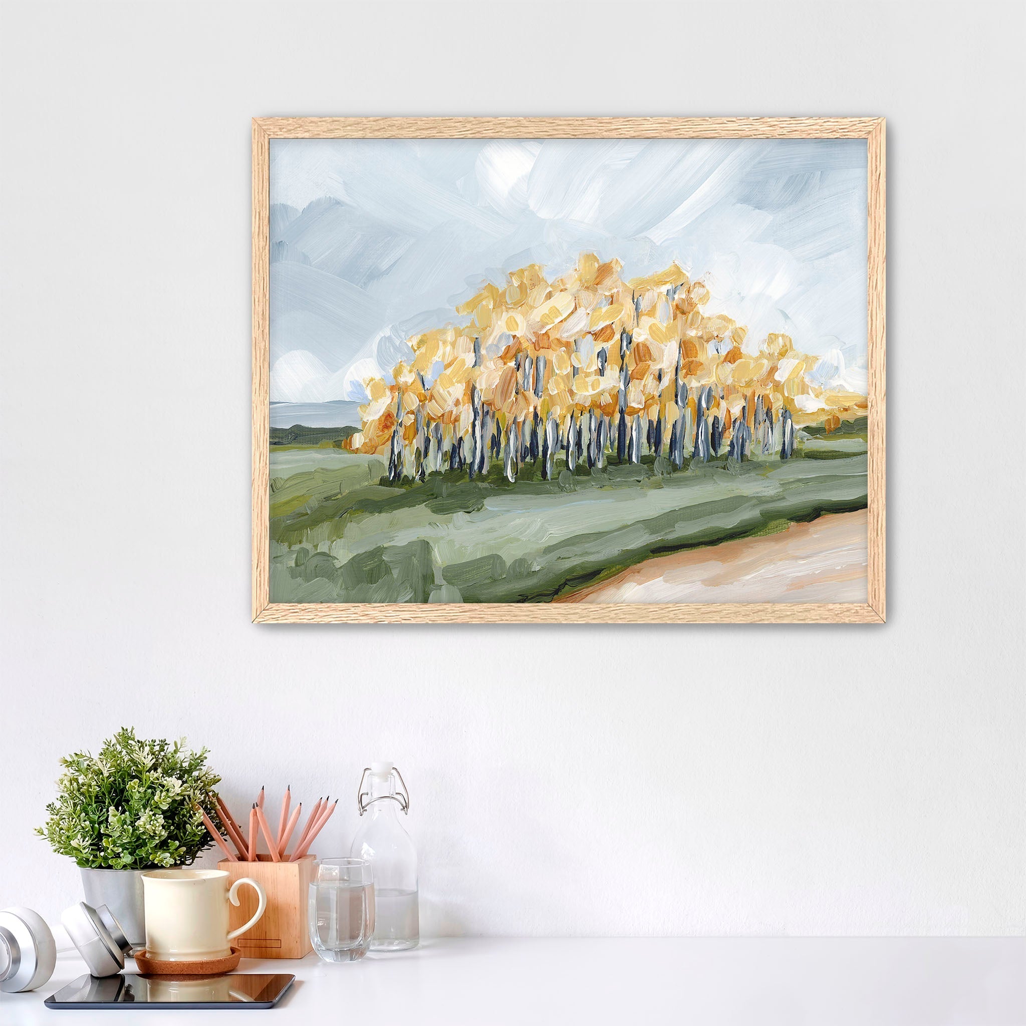 "Grove of Gold" Art Print