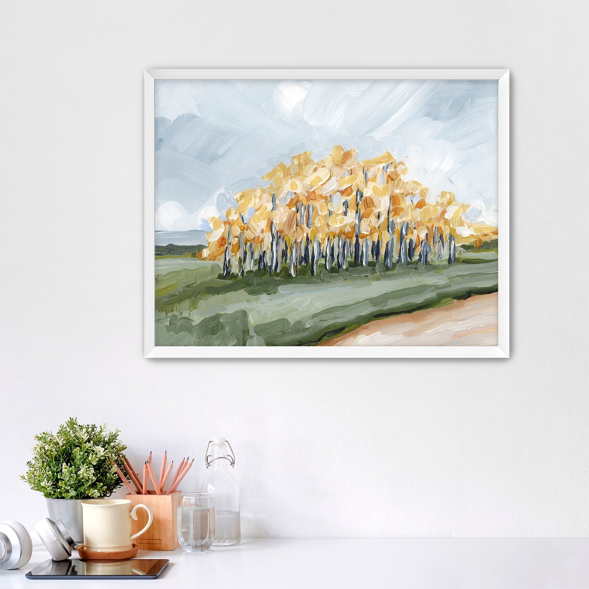 "Grove of Gold" Art Print