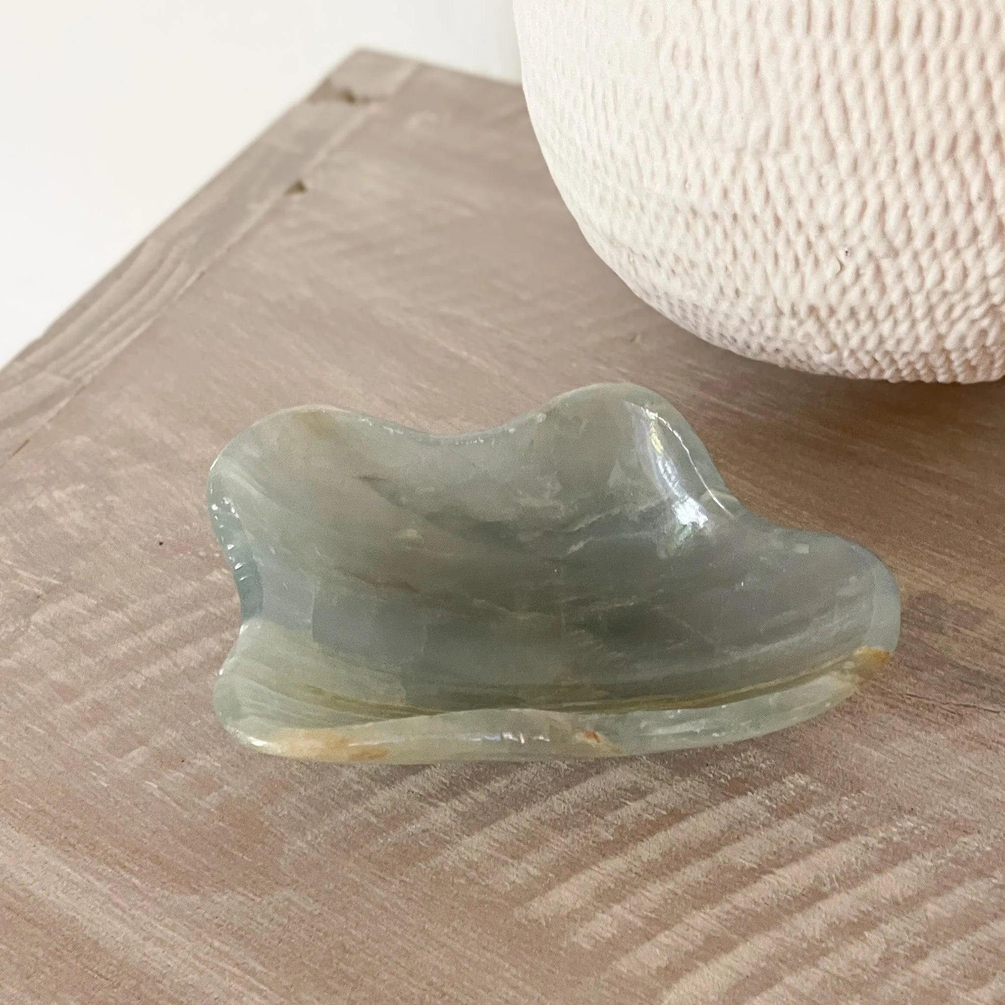 Hand Carved Blue Onyx Trinket Dish