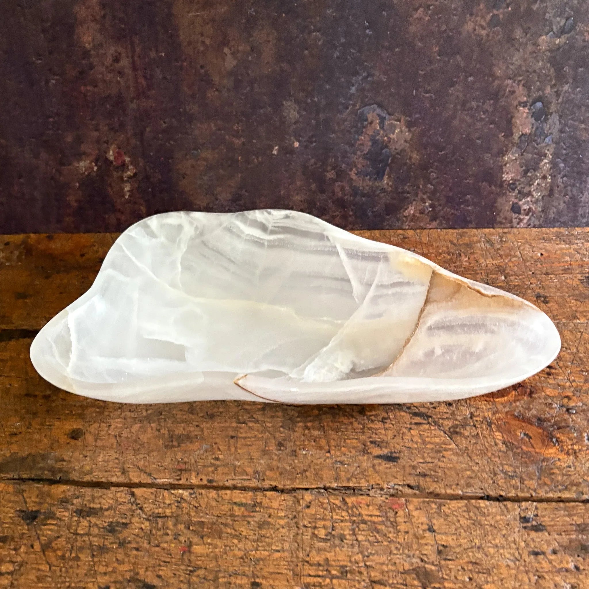 Hand Carved White Onyx Bowl