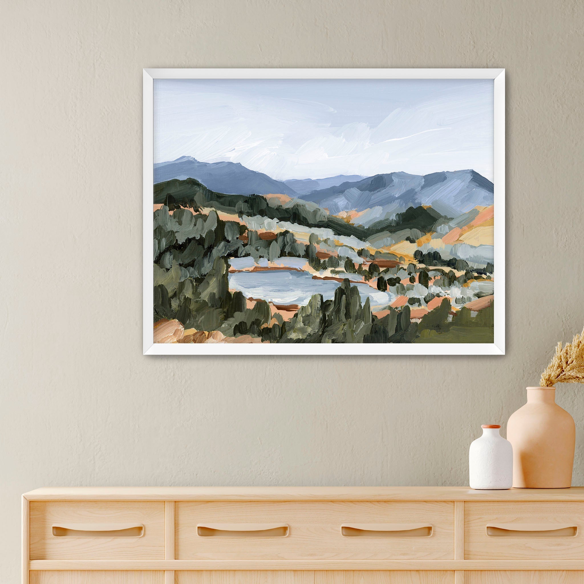 "Hike to the Top" Art Print