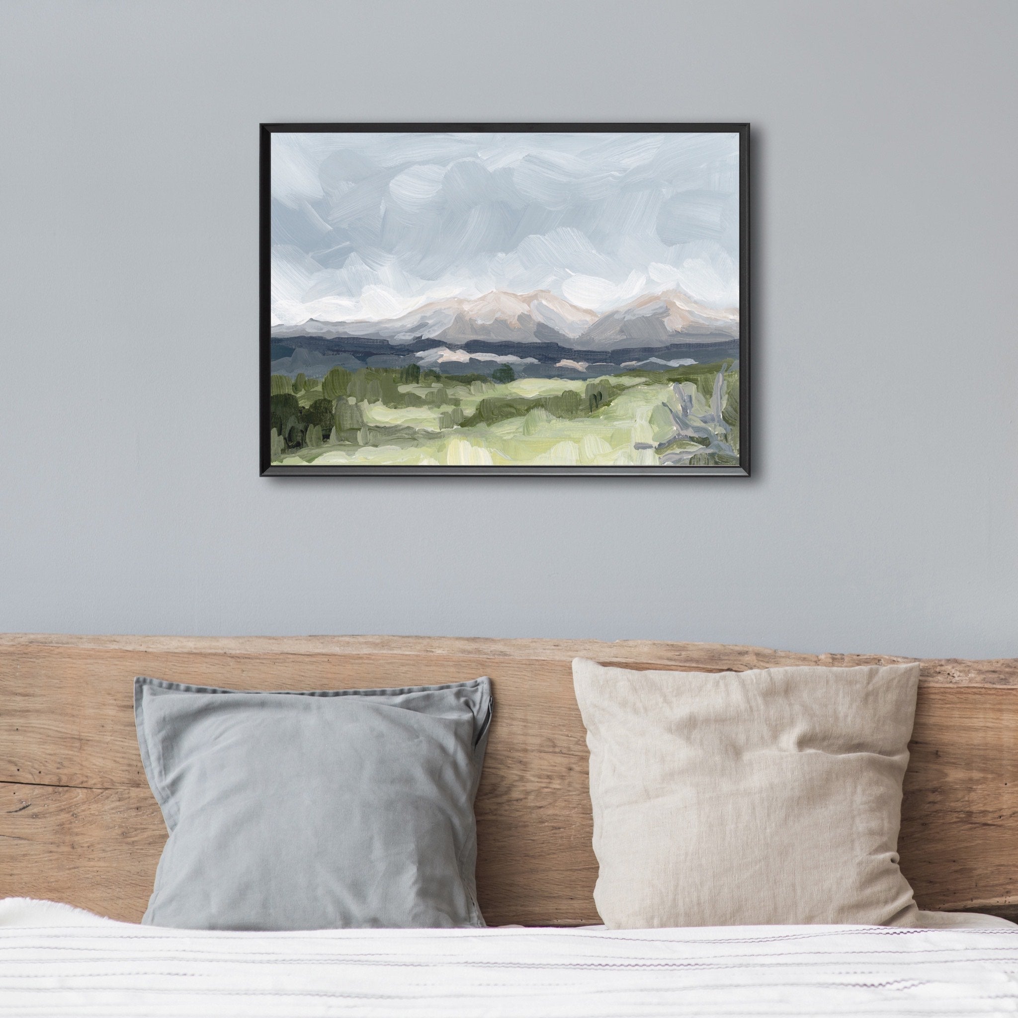 "Home in the Valley" Art Print