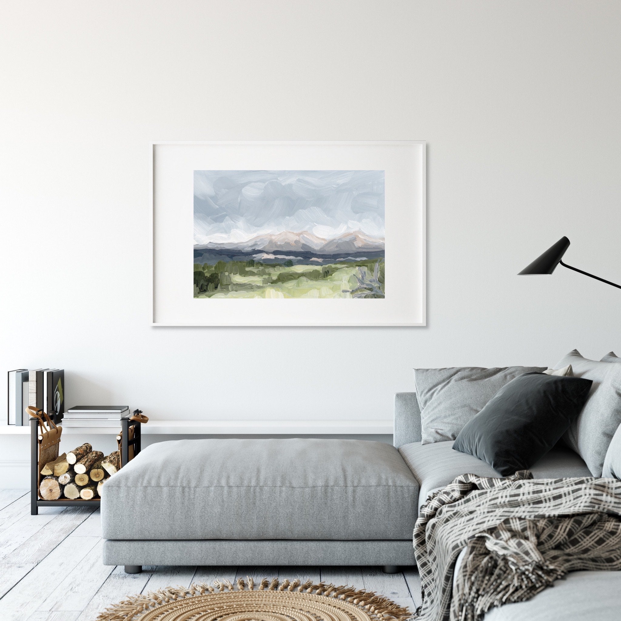 "Home in the Valley" Art Print