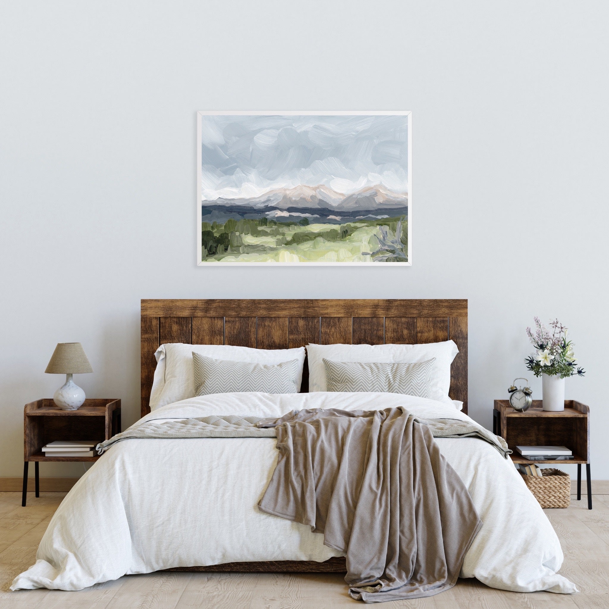 "Home in the Valley" Art Print