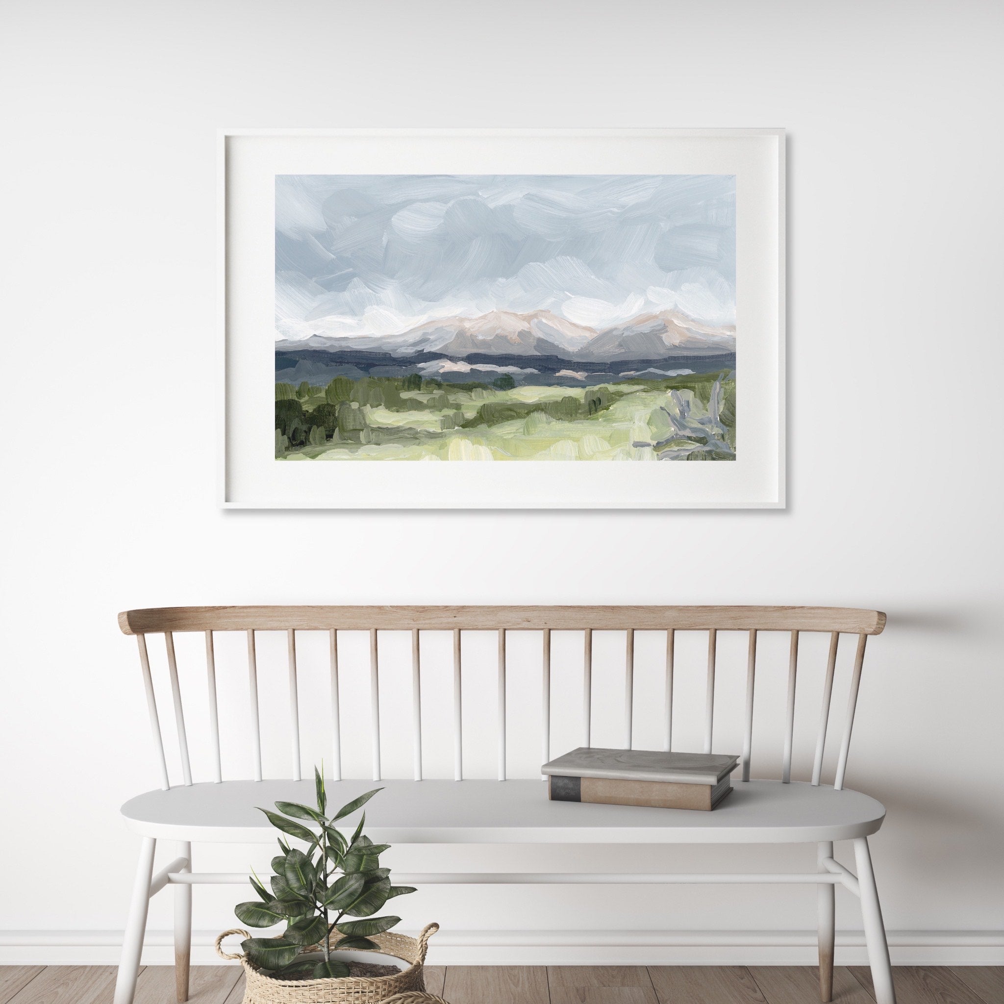 "Home in the Valley" Art Print