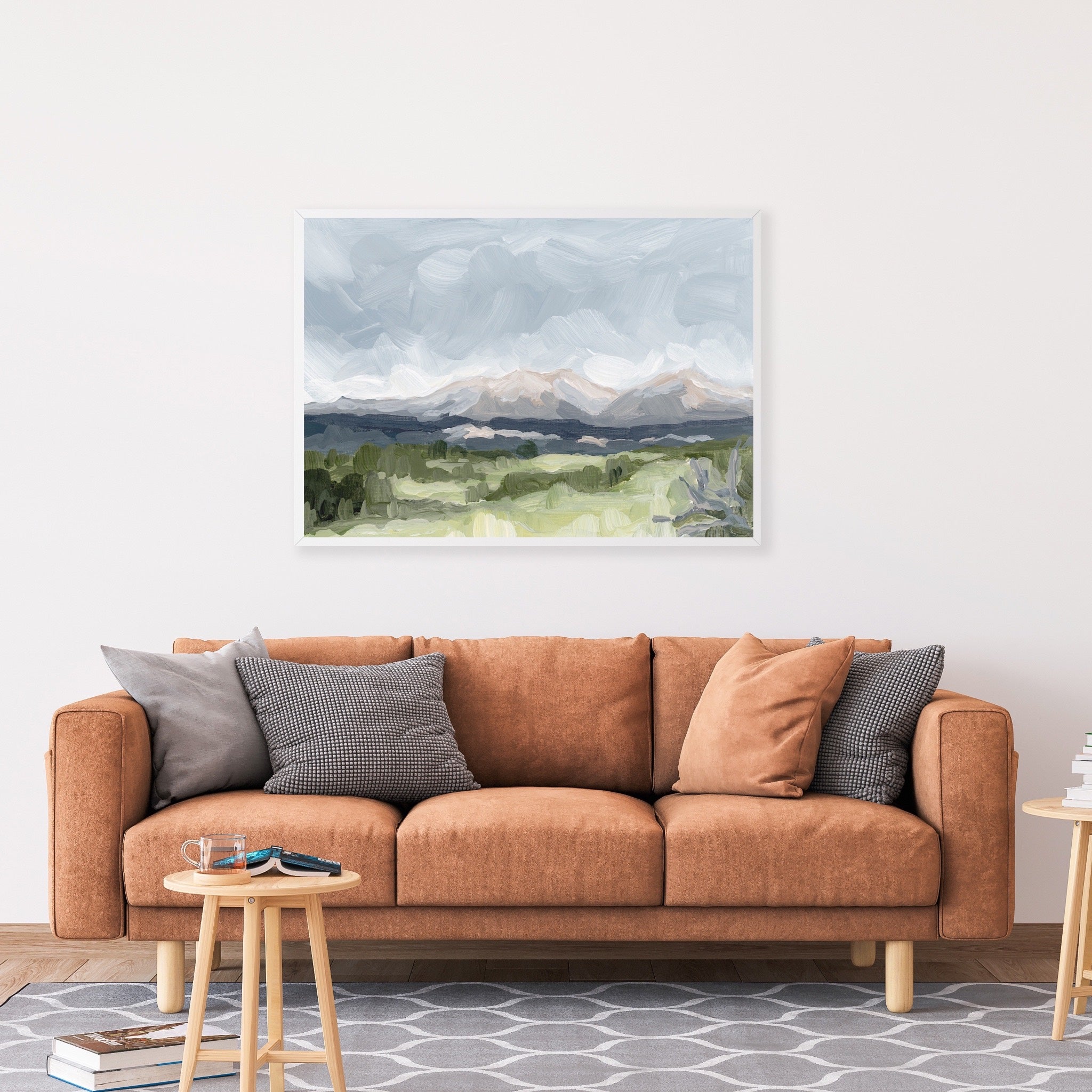 "Home in the Valley" Art Print