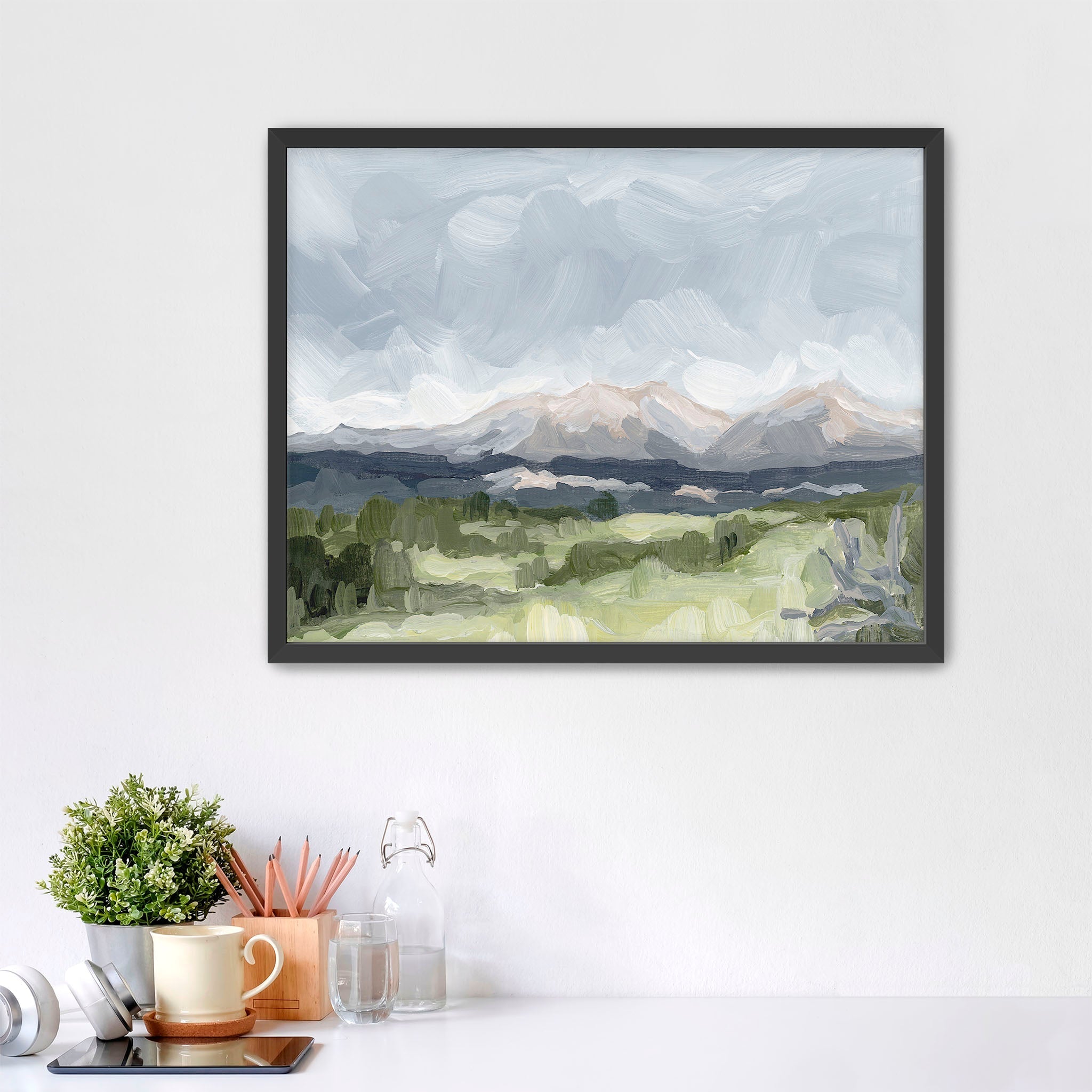 "Home in the Valley" Art Print