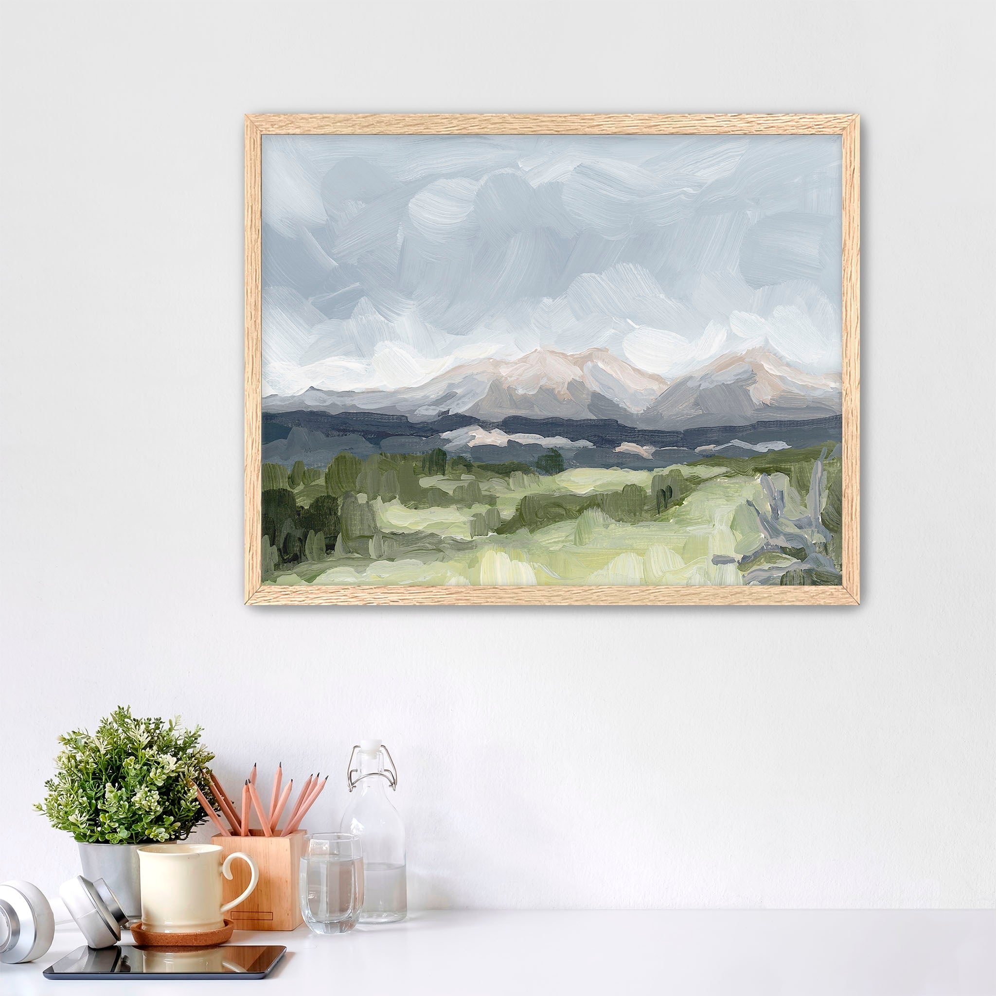 "Home in the Valley" Art Print