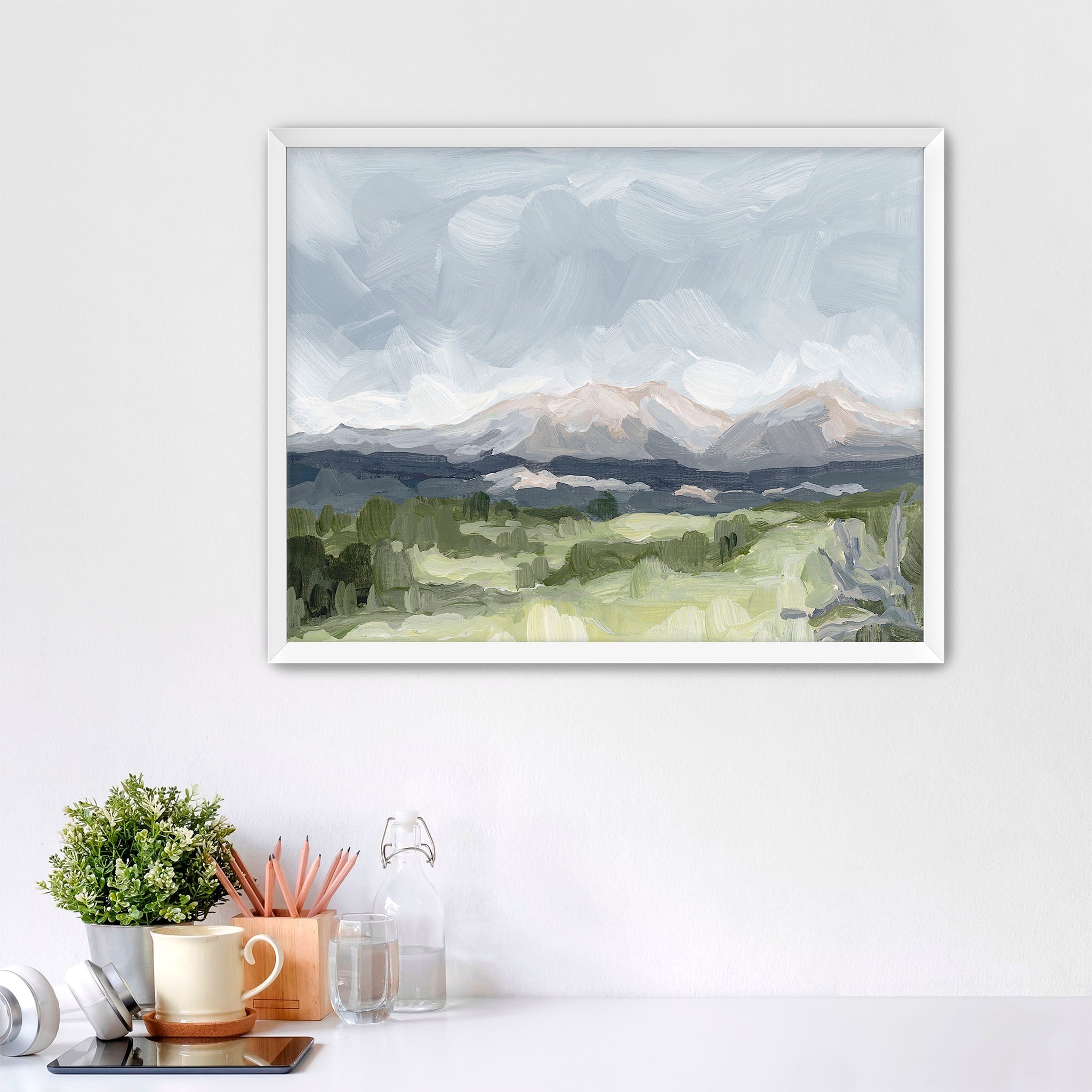 "Home in the Valley" Art Print