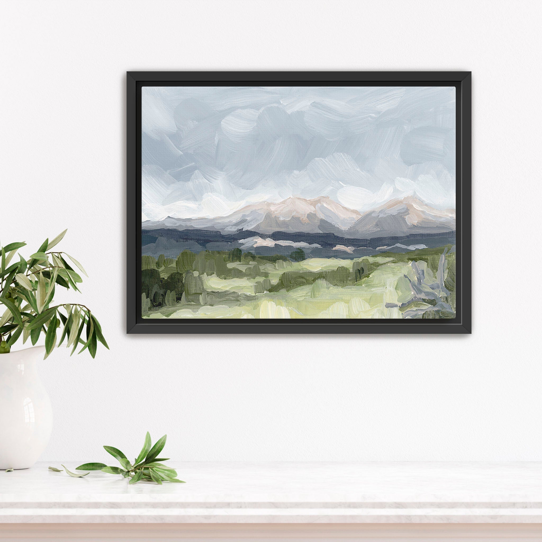 "Home in the Valley" Art Print