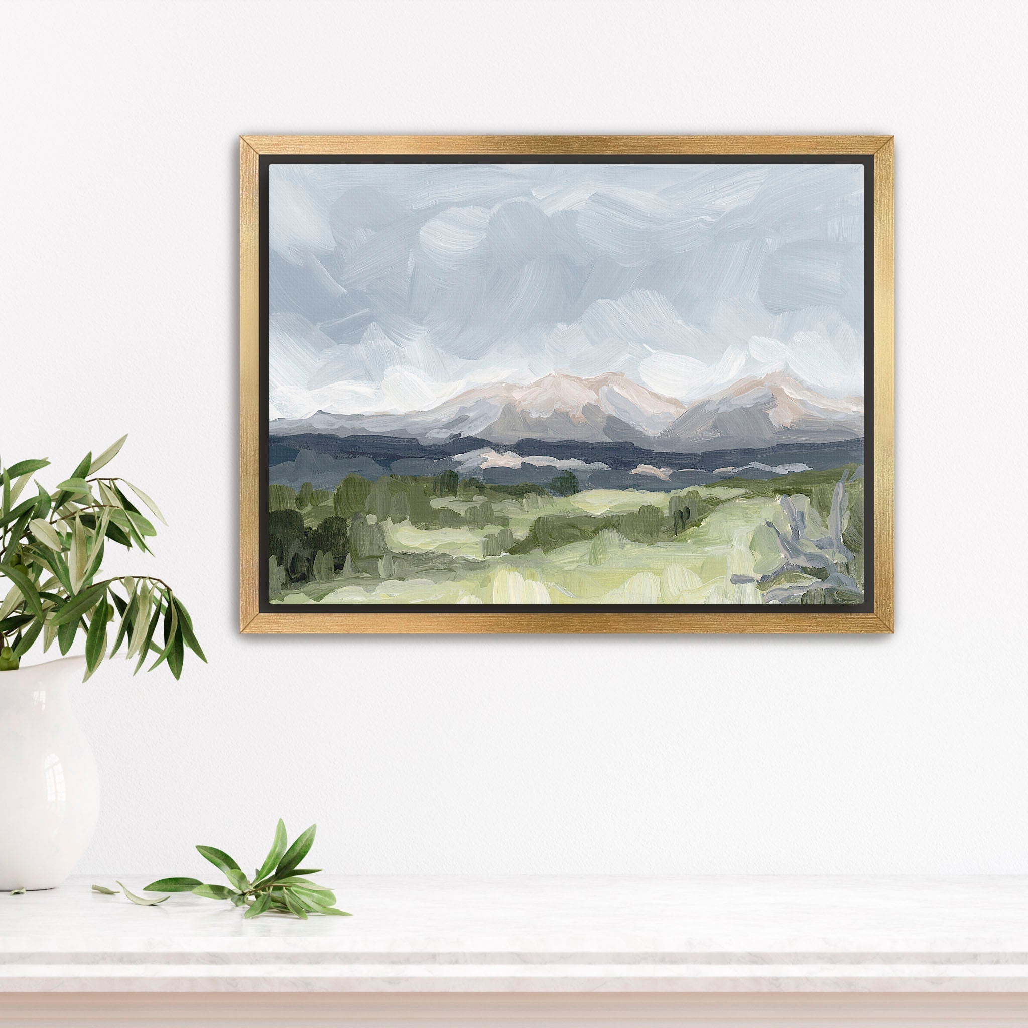 "Home in the Valley" Art Print