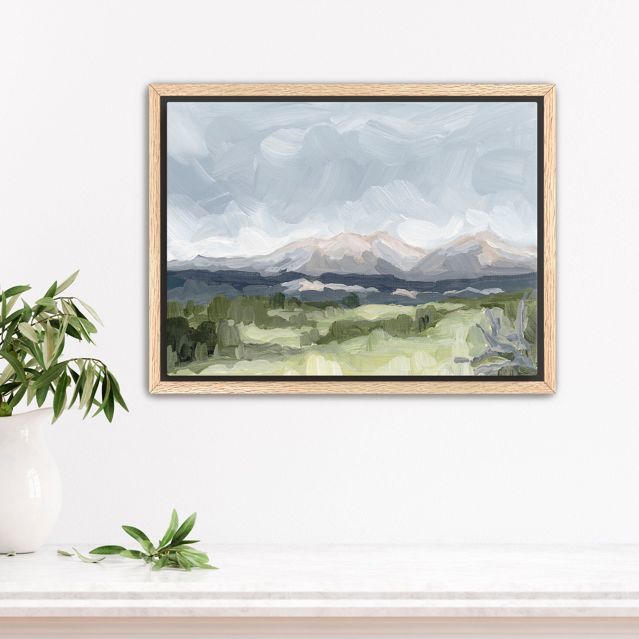 "Home in the Valley" Art Print