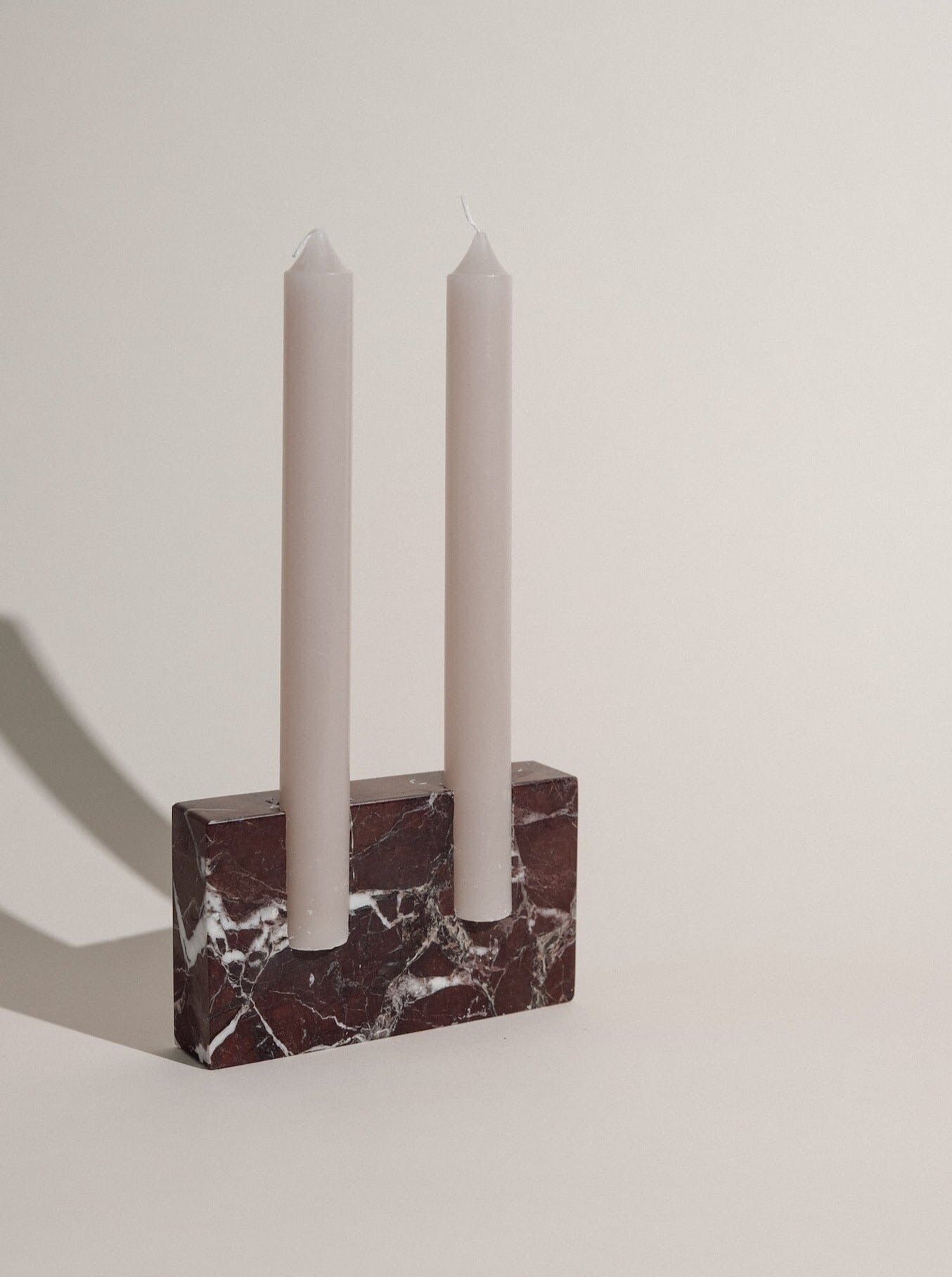 Dua Candle Holder: Rosso Lepanto