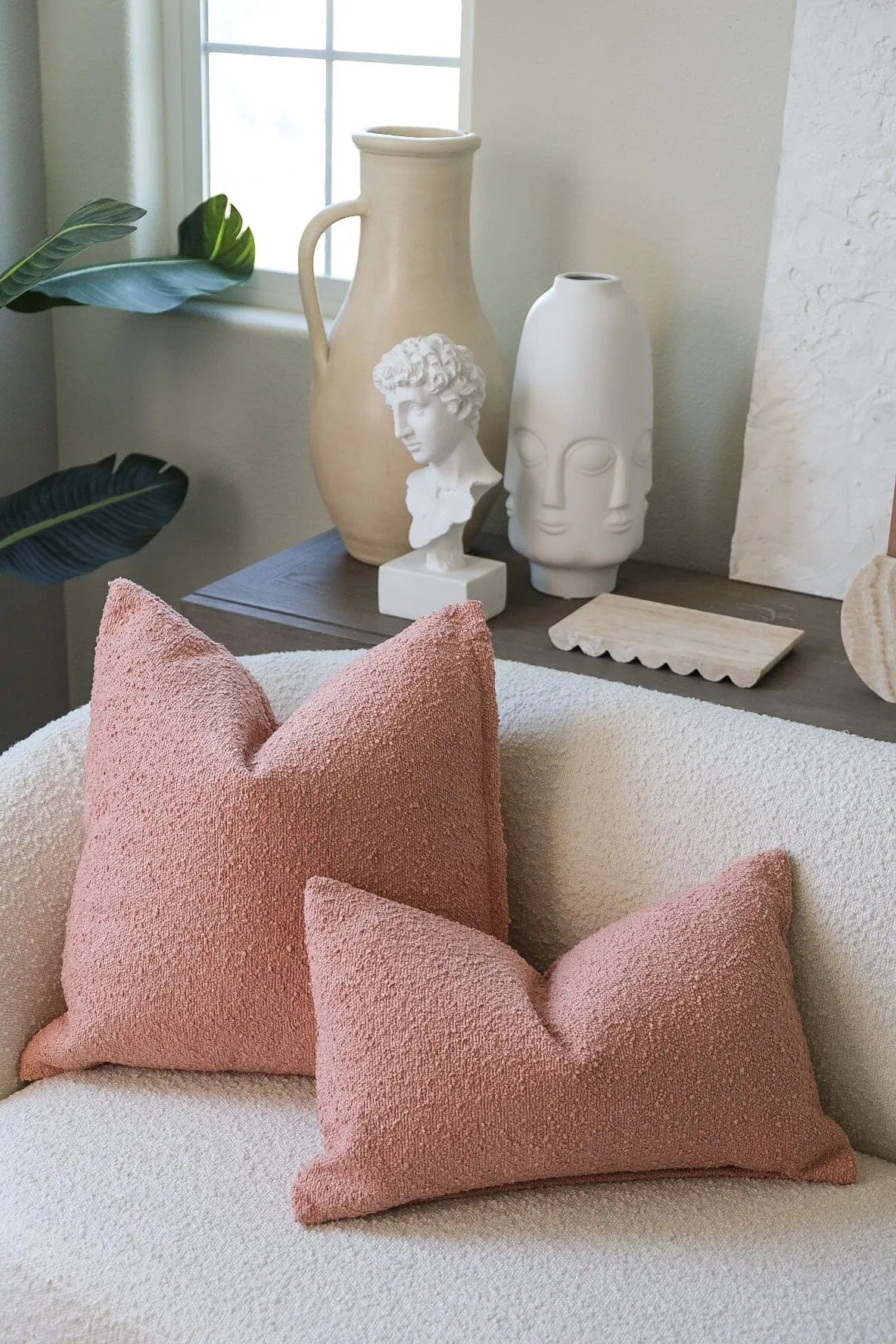 Boucle Pillow: Rose