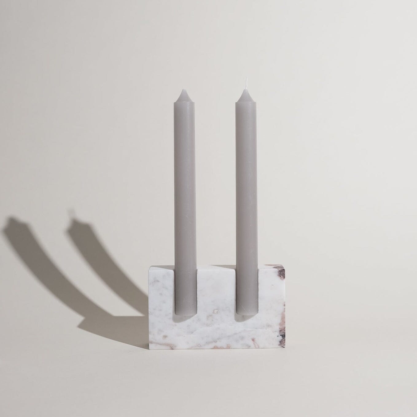 Dua Candle Holder: Viola Calacatta