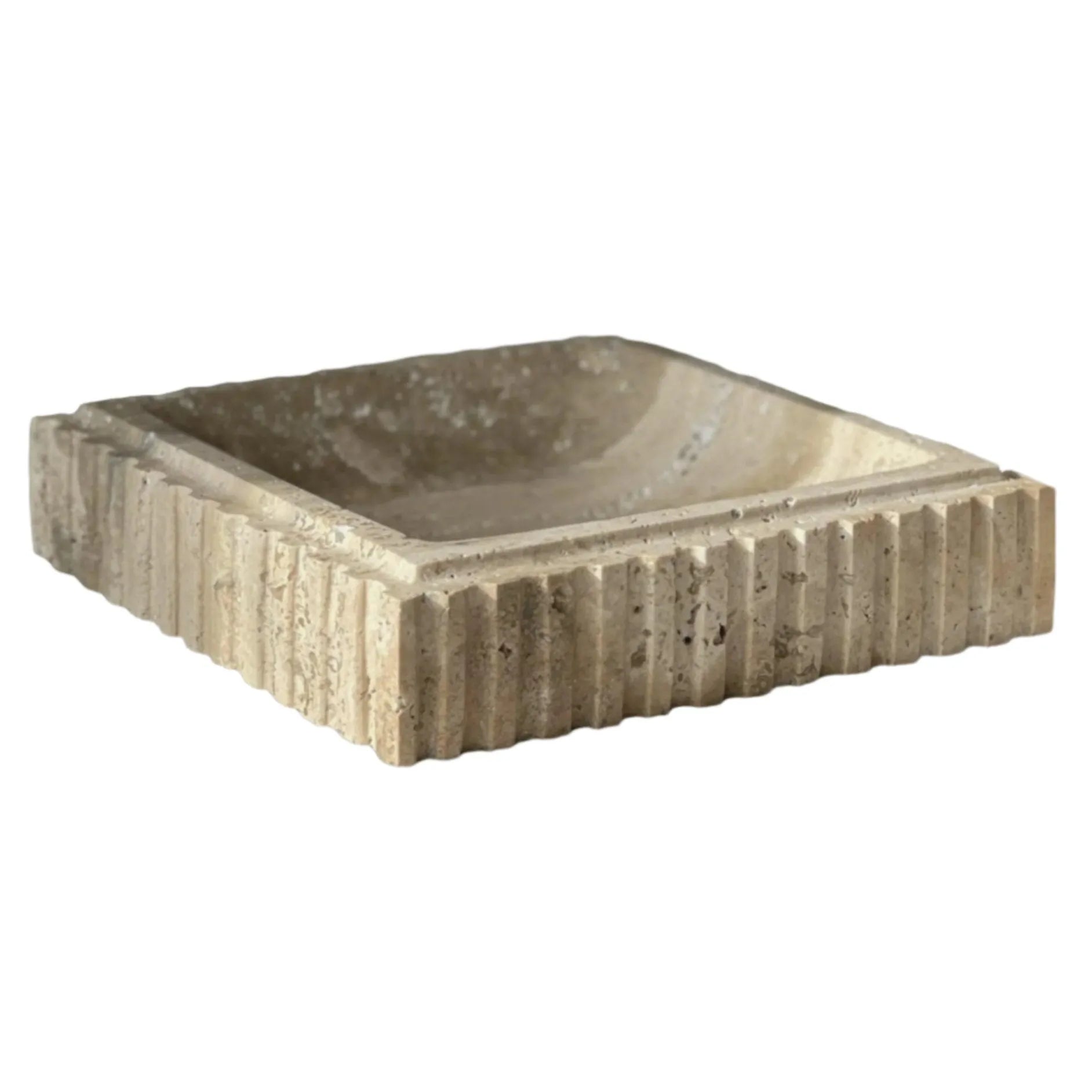 Anastasio Home Athens Catch in Travertine, Large