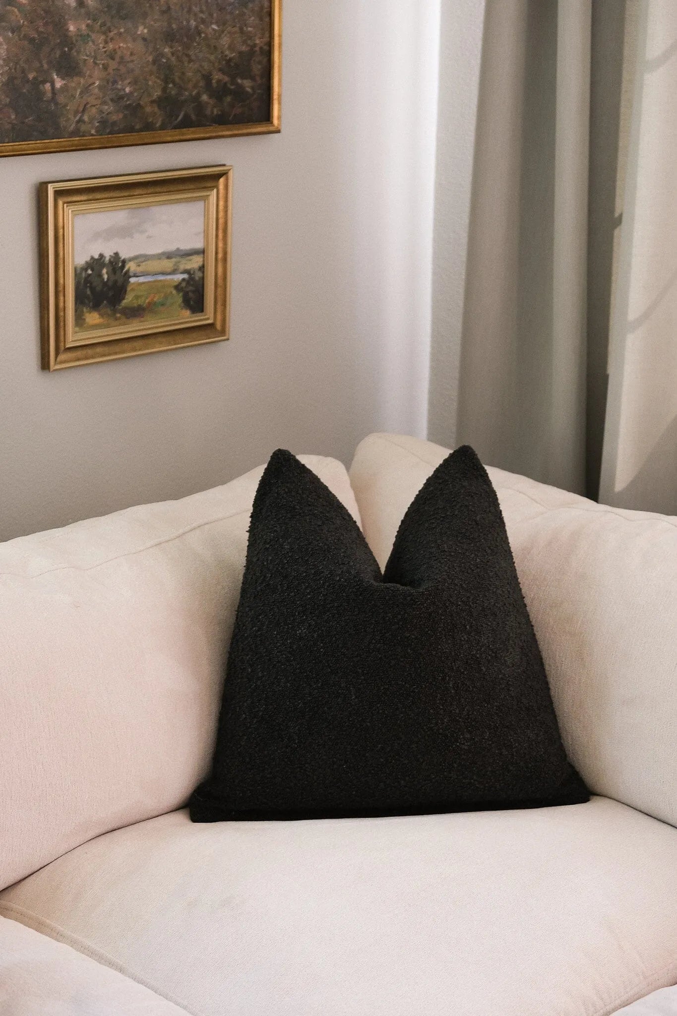 Boucle Pillow: Truffle