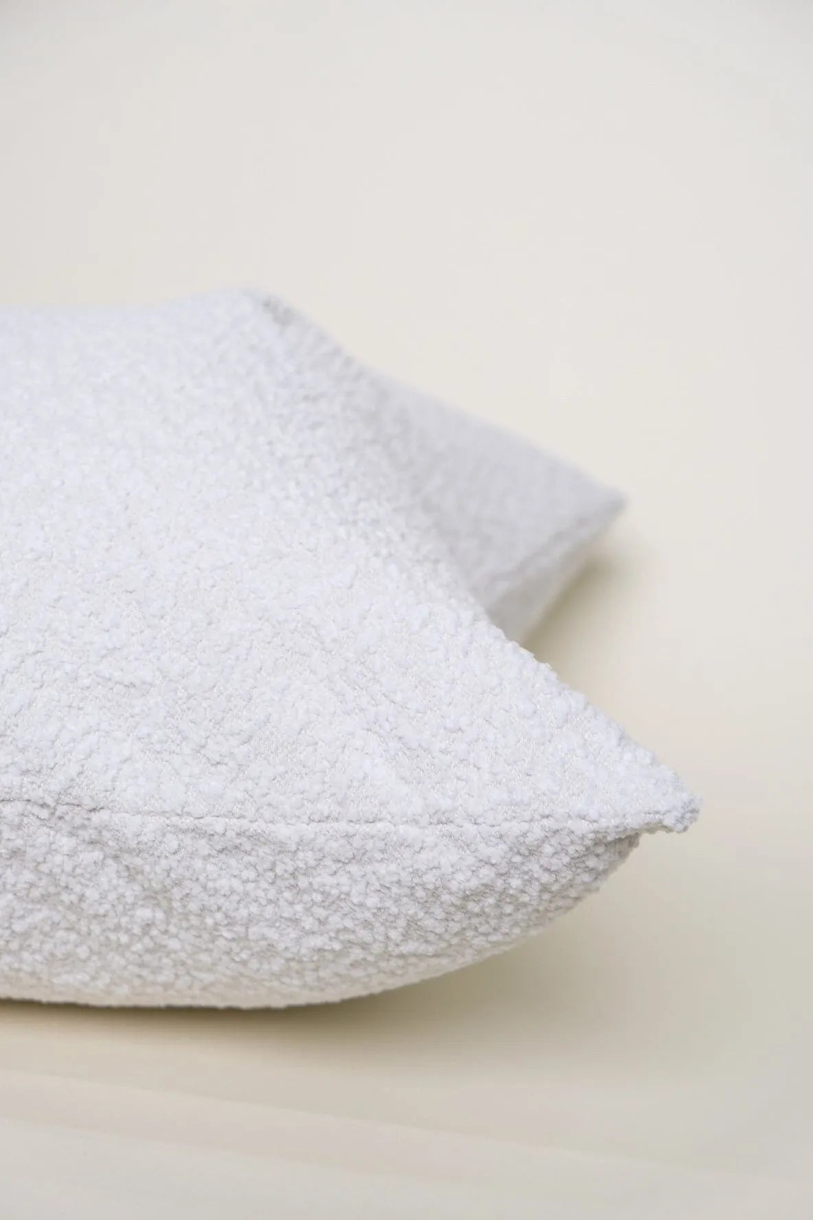 Boucle Pillow: Snow