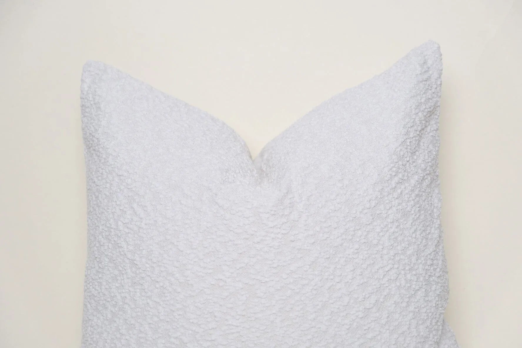 Boucle Pillow: Snow