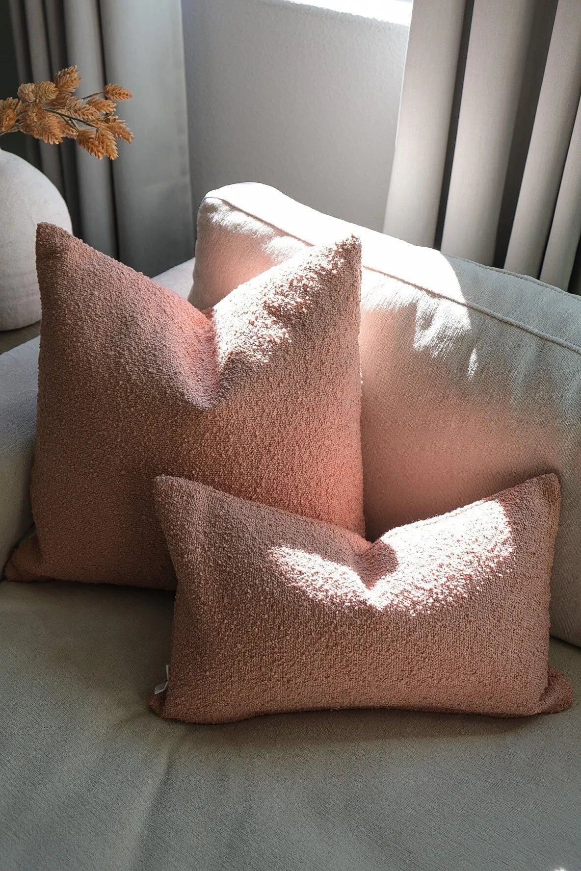 Boucle Pillow: Rose