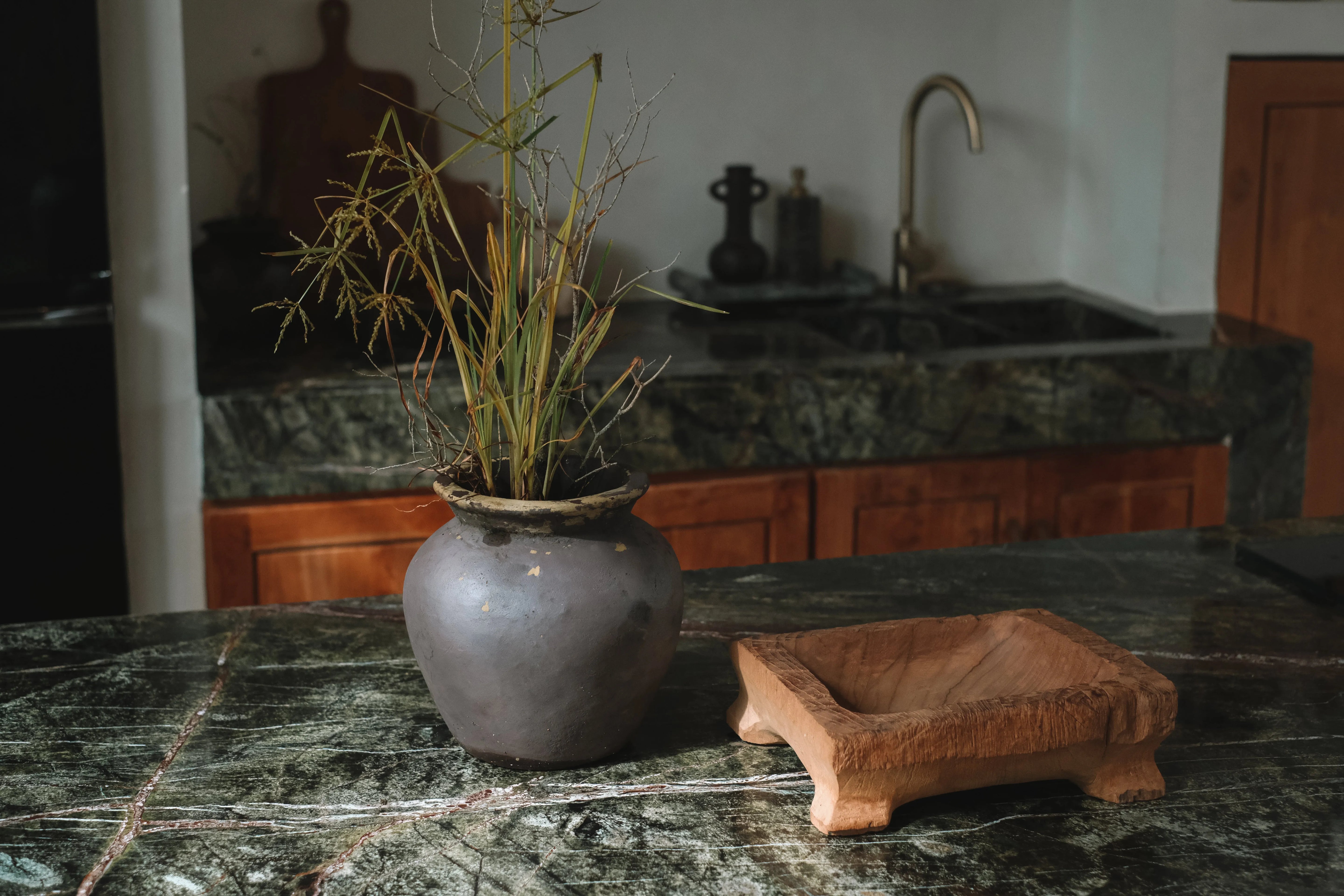 Betel Solid Teak Wood Tray