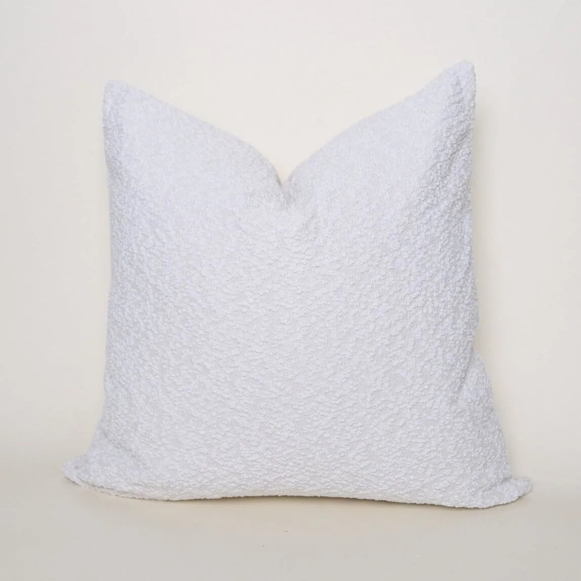 Boucle Pillow: Snow