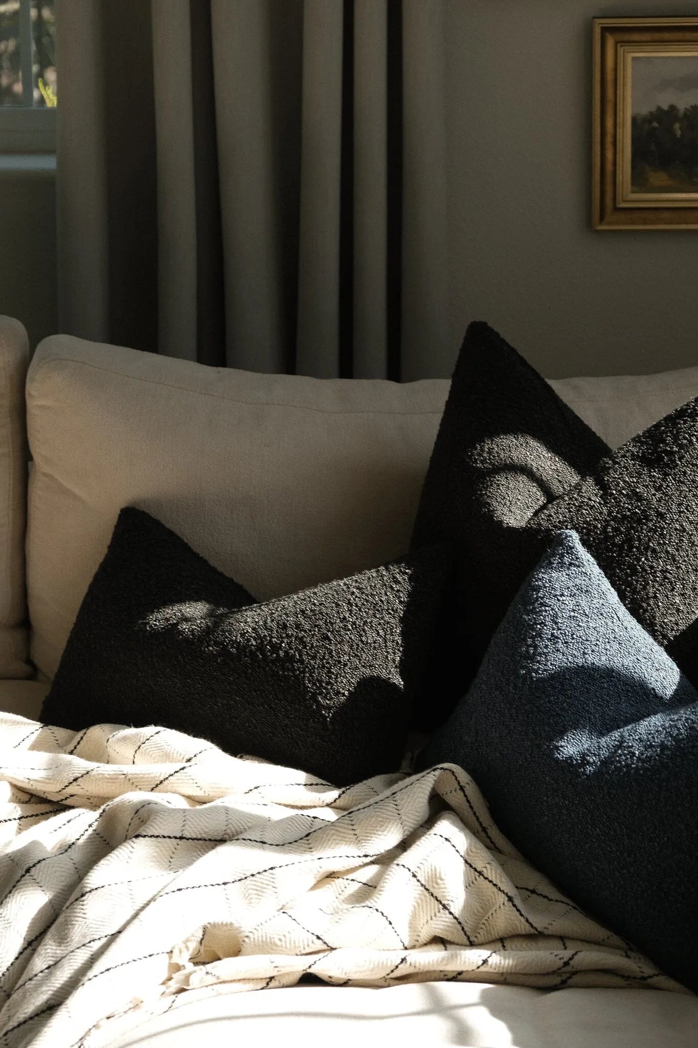 Boucle Pillow: Truffle