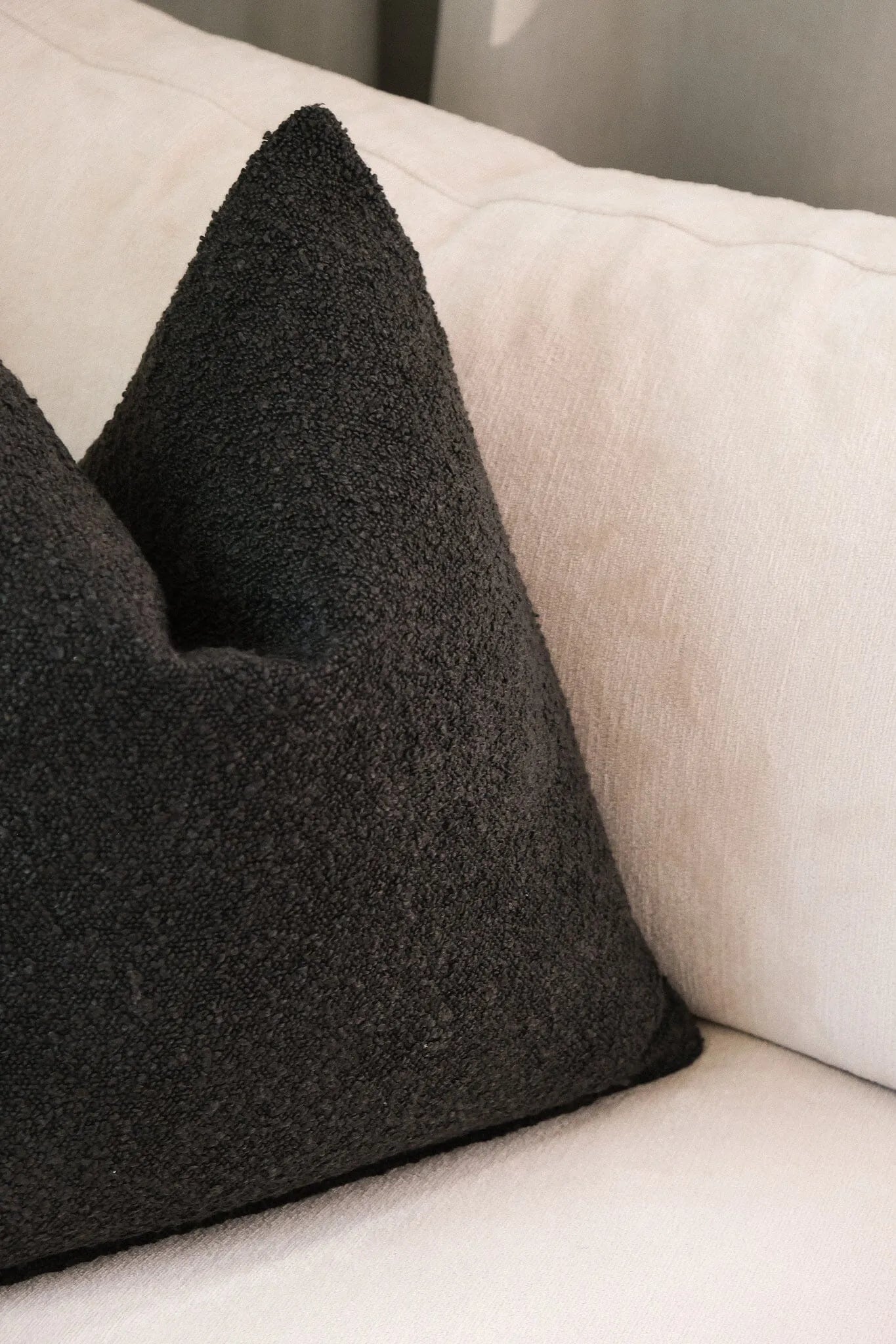 Boucle Pillow: Truffle