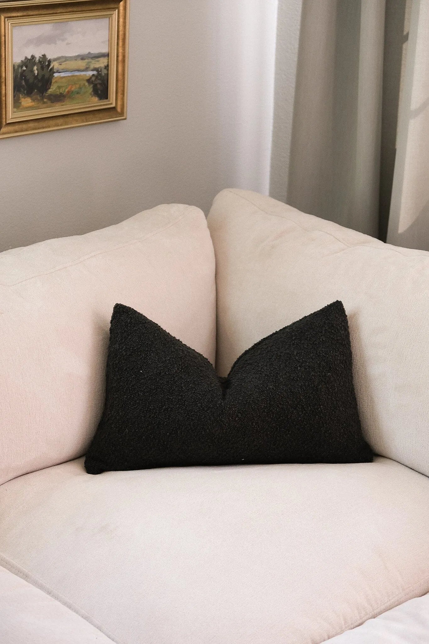 Boucle Pillow: Truffle