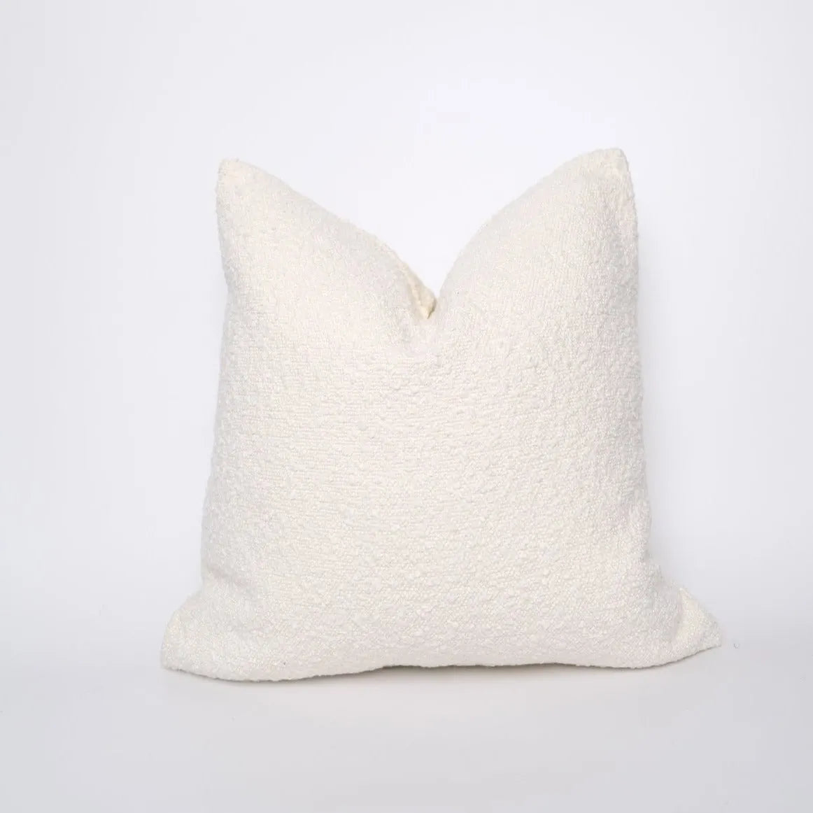 Boucle Pillow: Bone