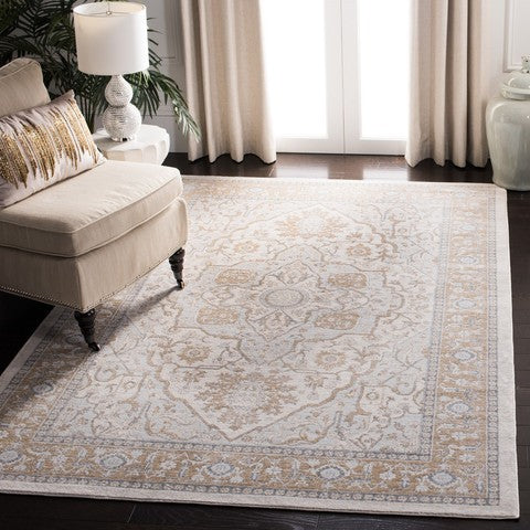 Isabella Polypropylene Rug in Cream and Beige