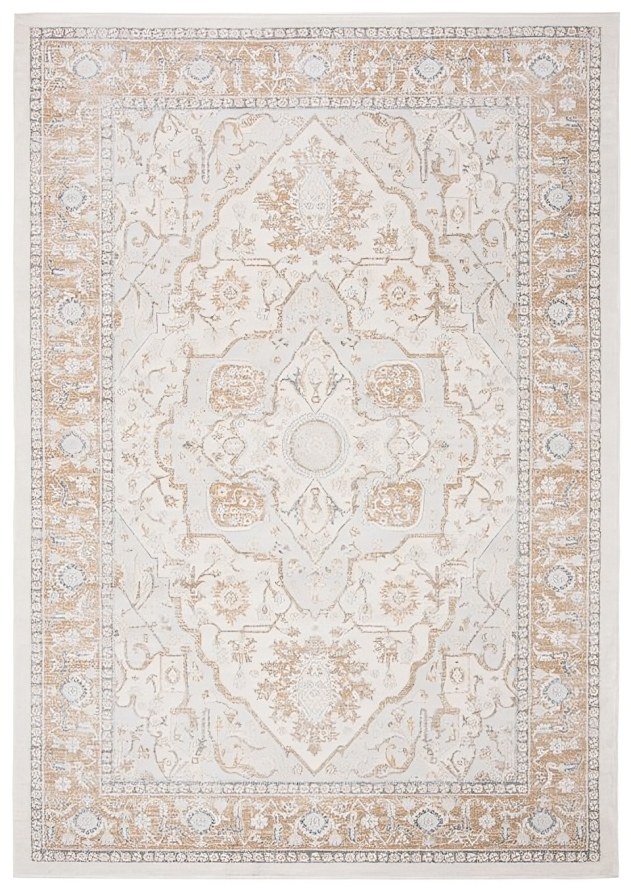 Isabella Polypropylene Rug in Cream and Beige