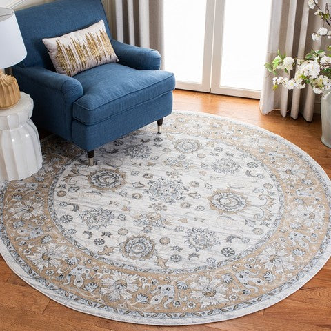 Isabella Polypropylene Rug in Cream and Beige