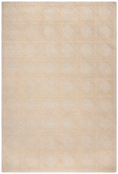 Jamie Drake Wool Pile Rug in Ivory