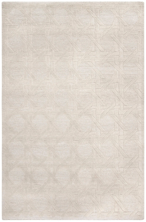 Jamie Drake Wool Pile Rug in Silver