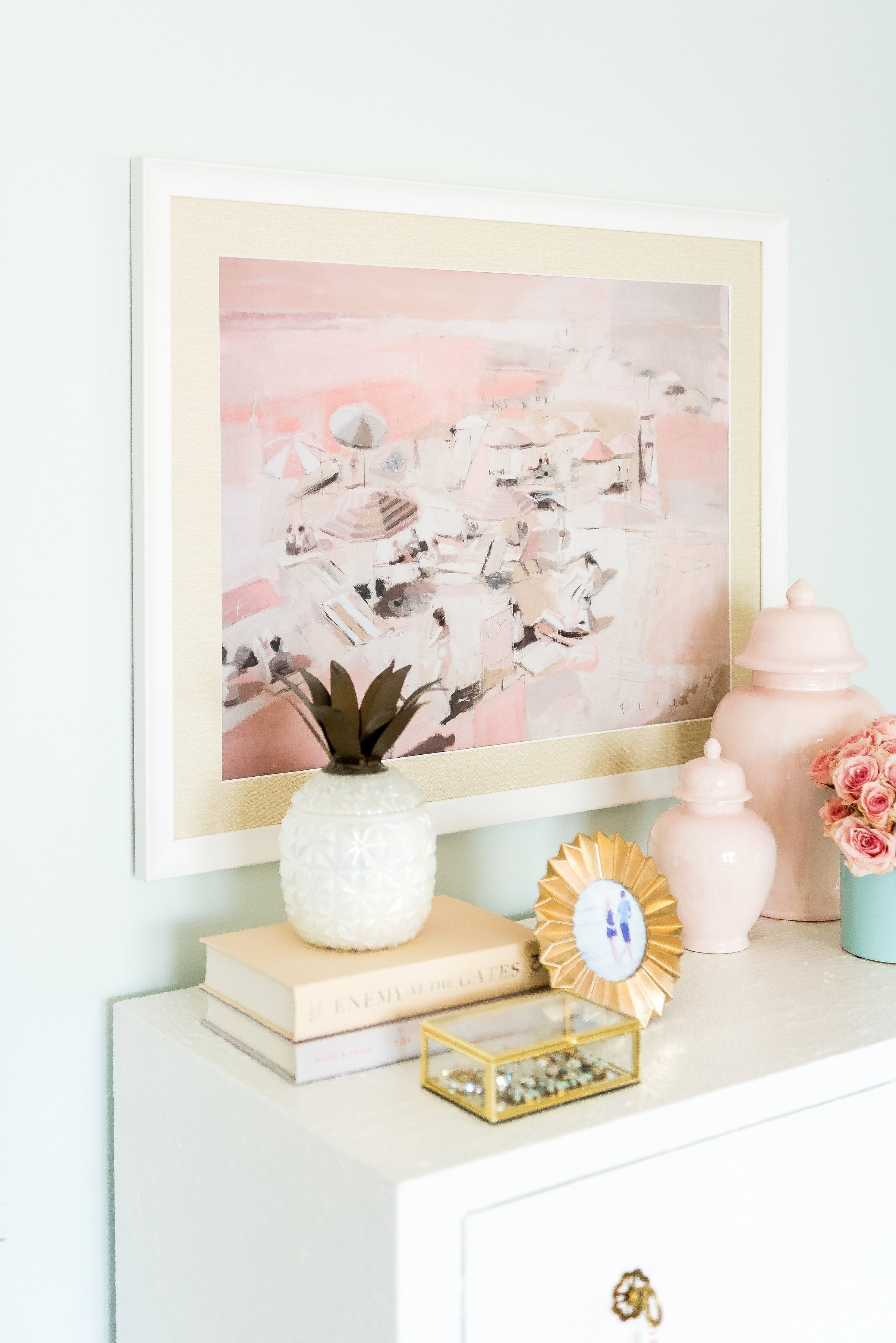 Cherry Blossom Pink Ginger Jars