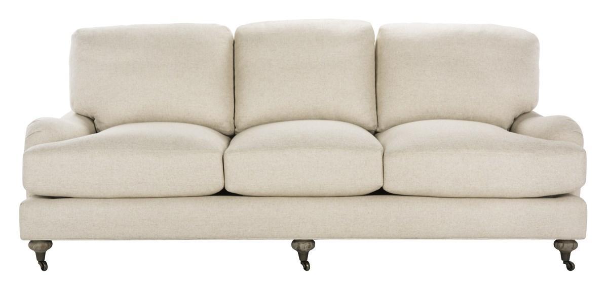 Safavieh Calvin Natural Linen Sofa