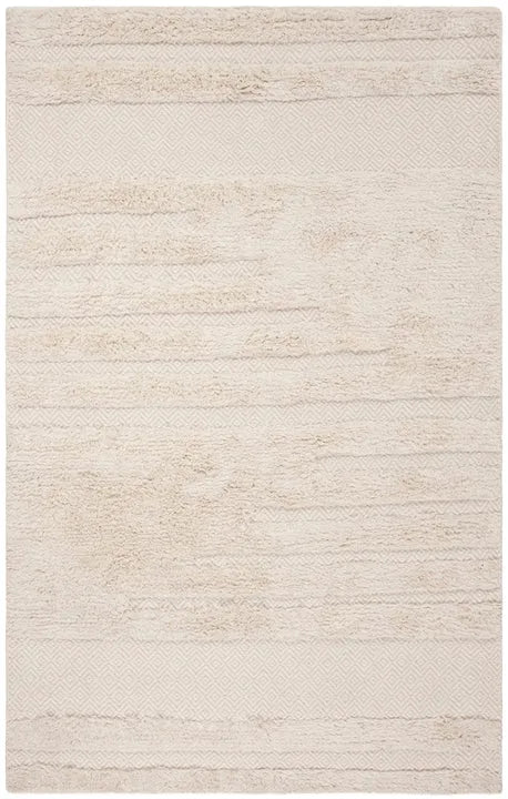 Kenya Bohemian Wool Rug in Ivory