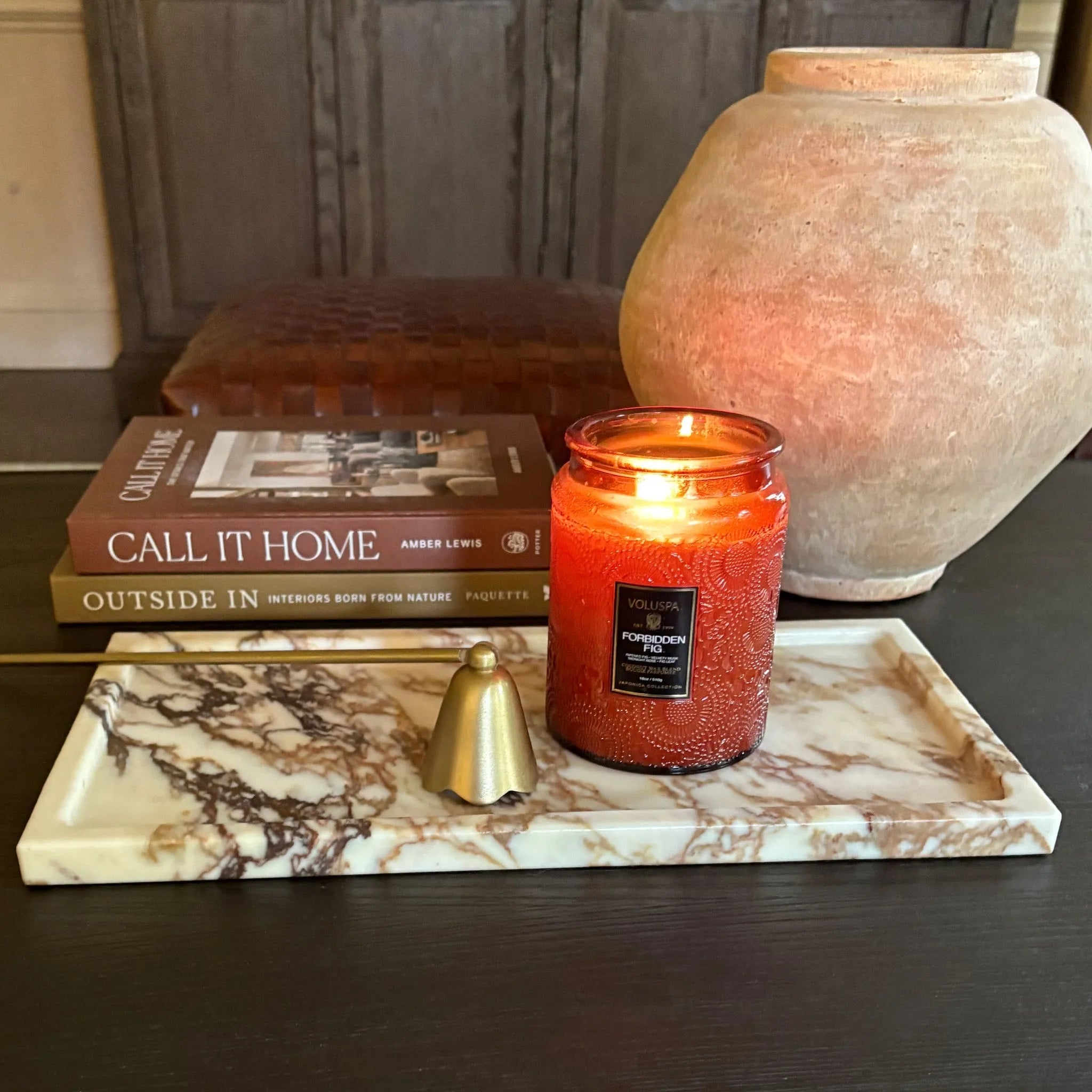 Large Calacatta Viola Marble Tray