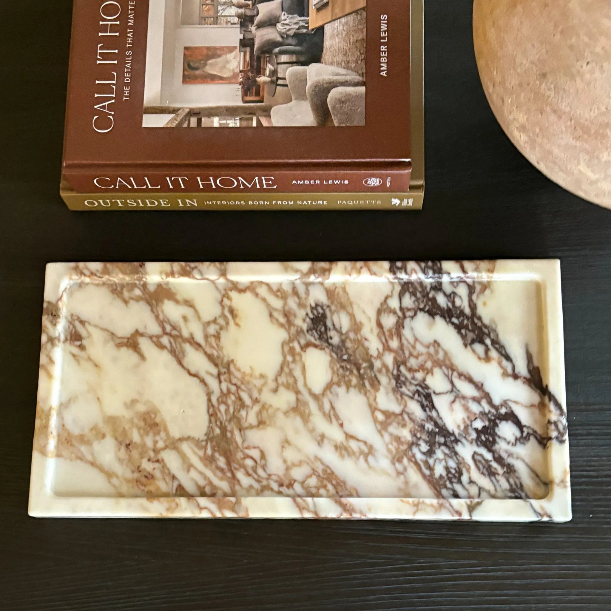 Large Calacatta Viola Marble Tray