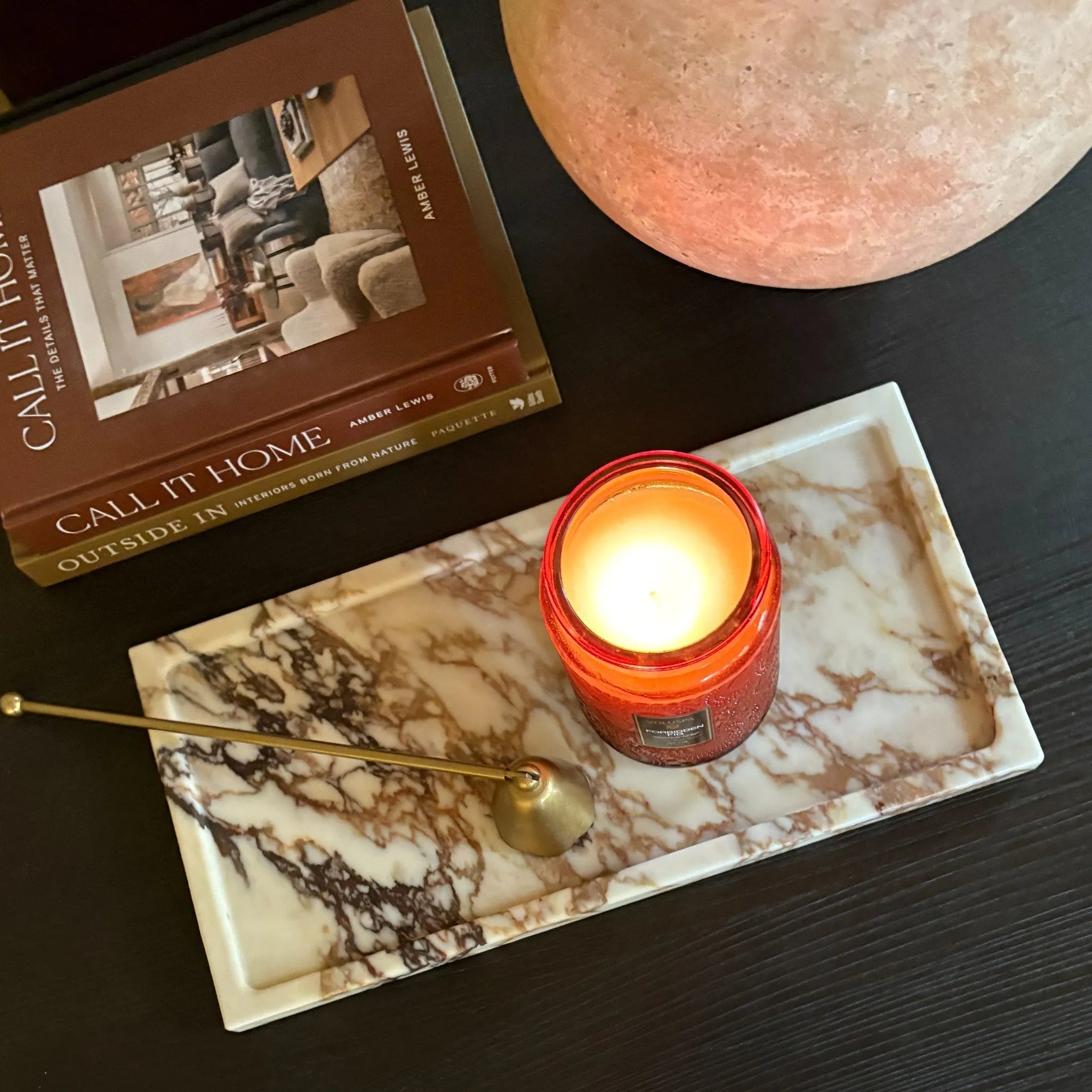 Large Calacatta Viola Marble Tray