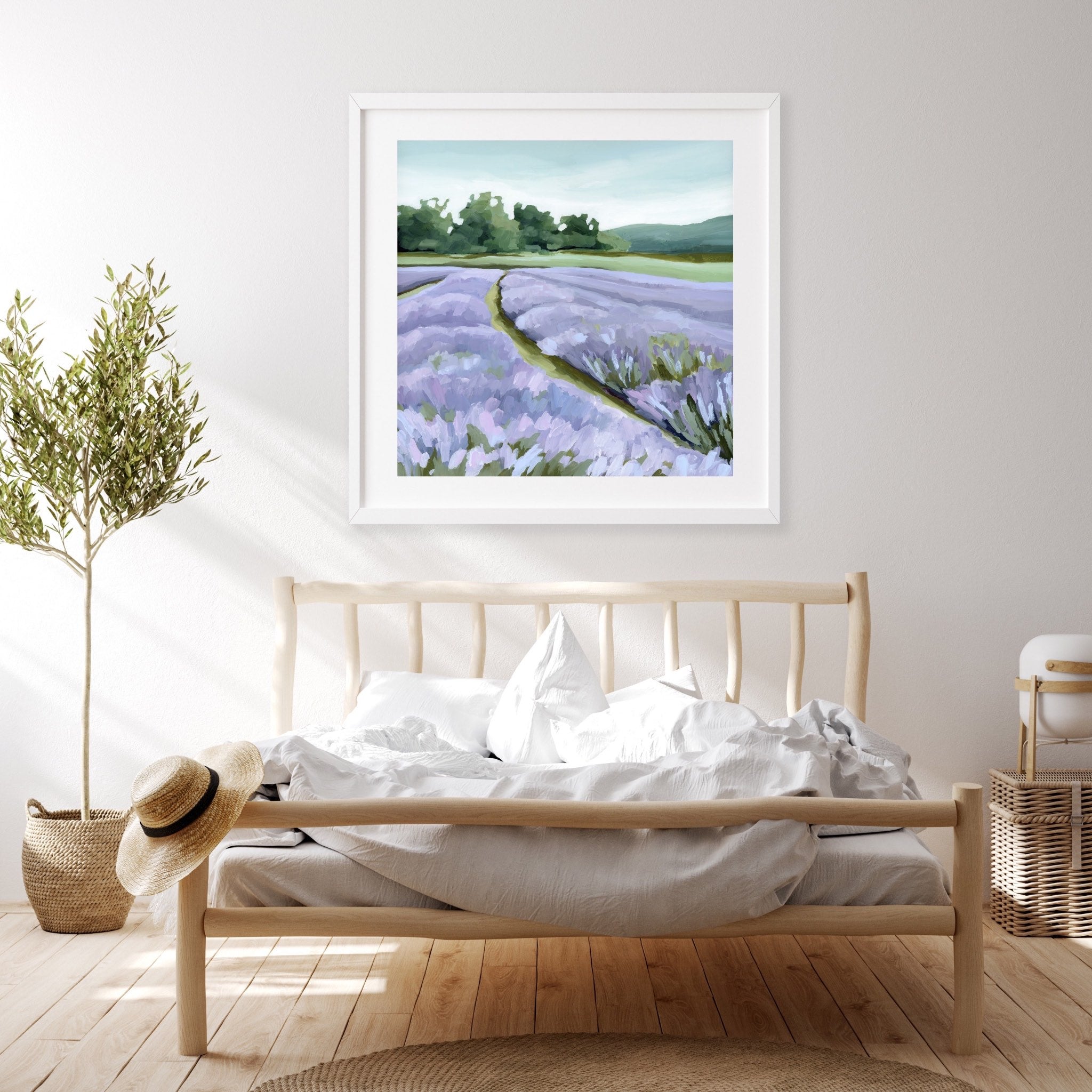 "Lavender Foothills" Art Print