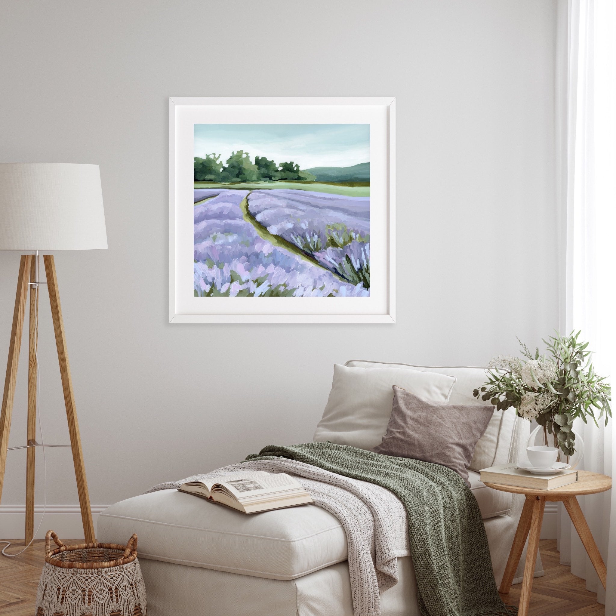 "Lavender Foothills" Art Print