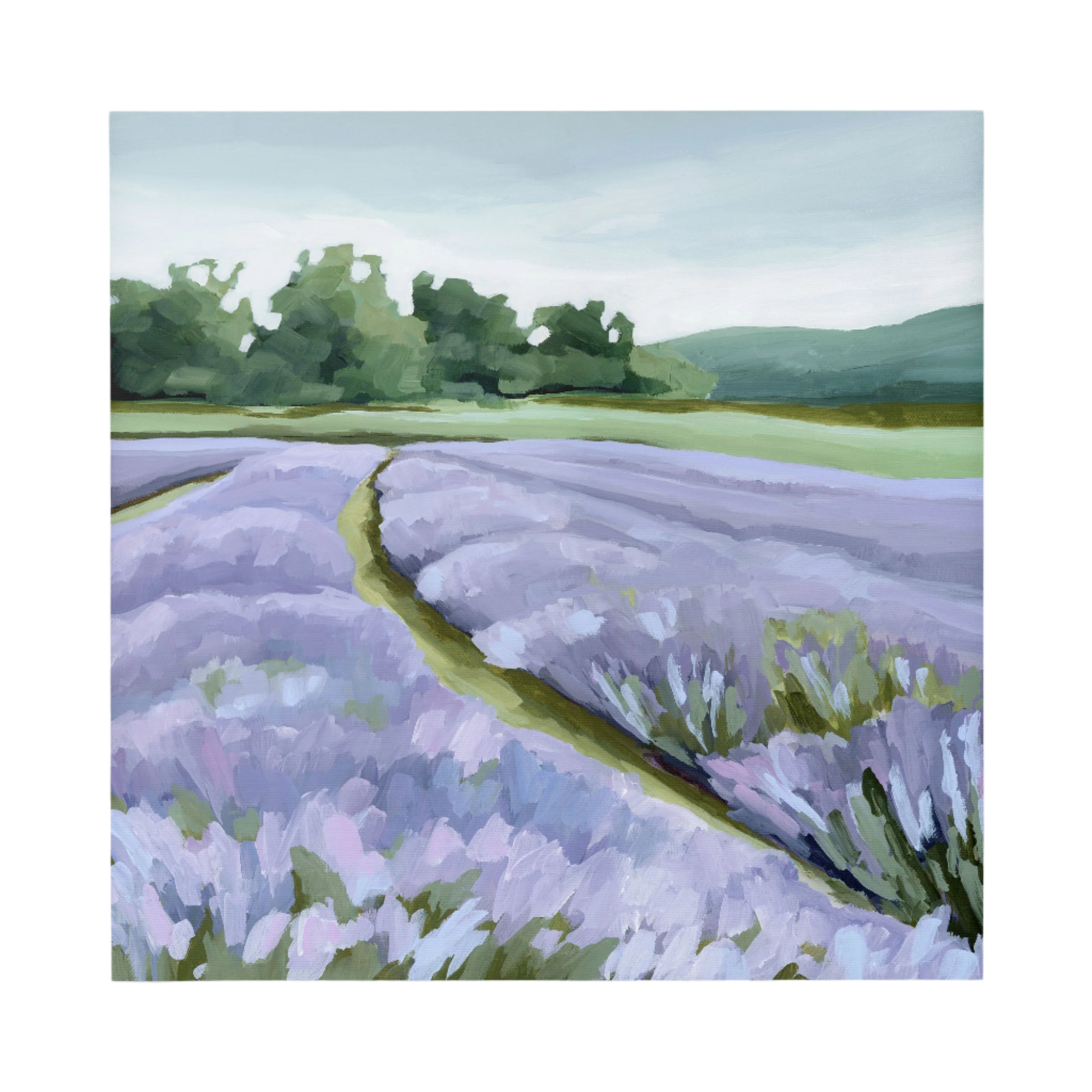 "Lavender Foothills" Art Print