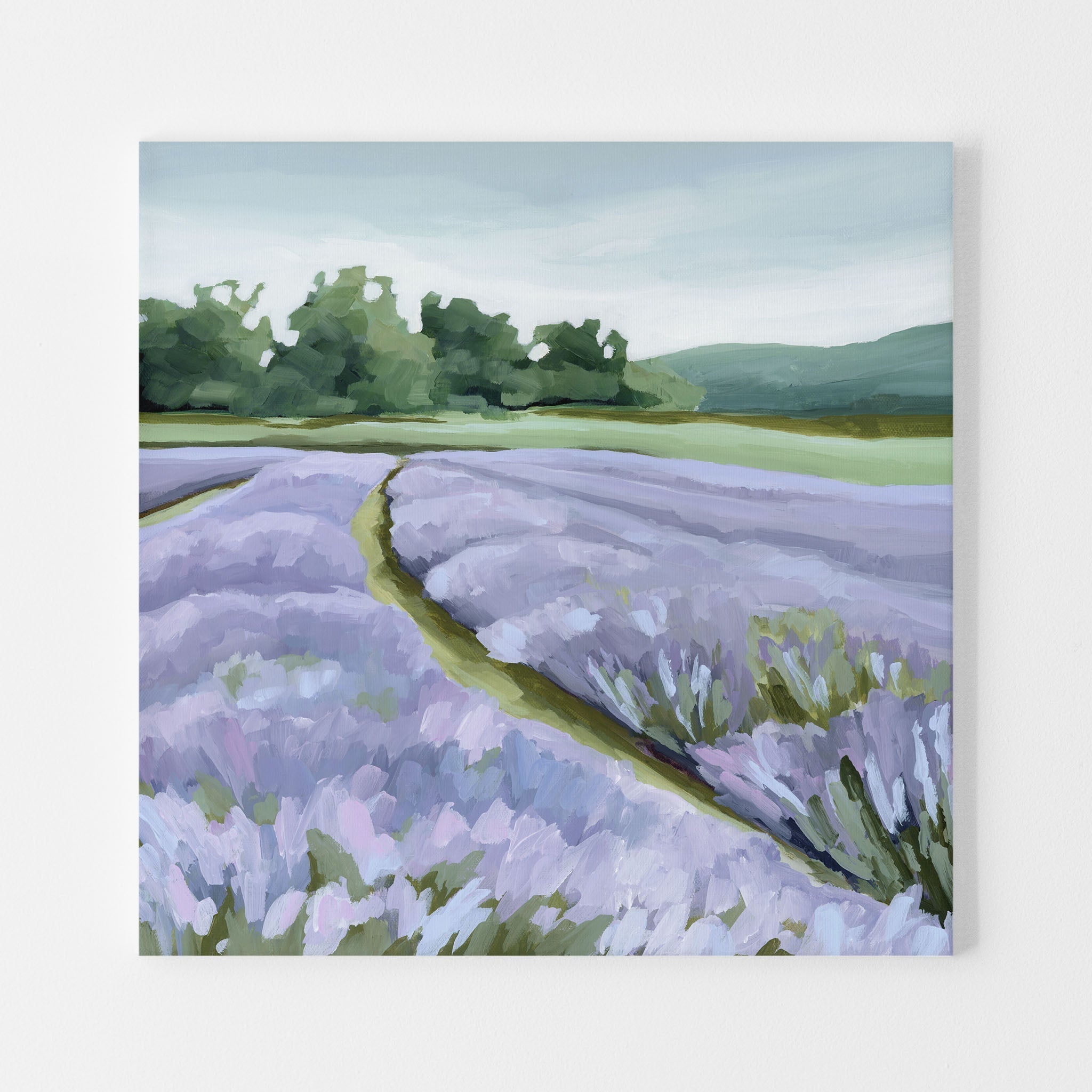 "Lavender Foothills" Art Print