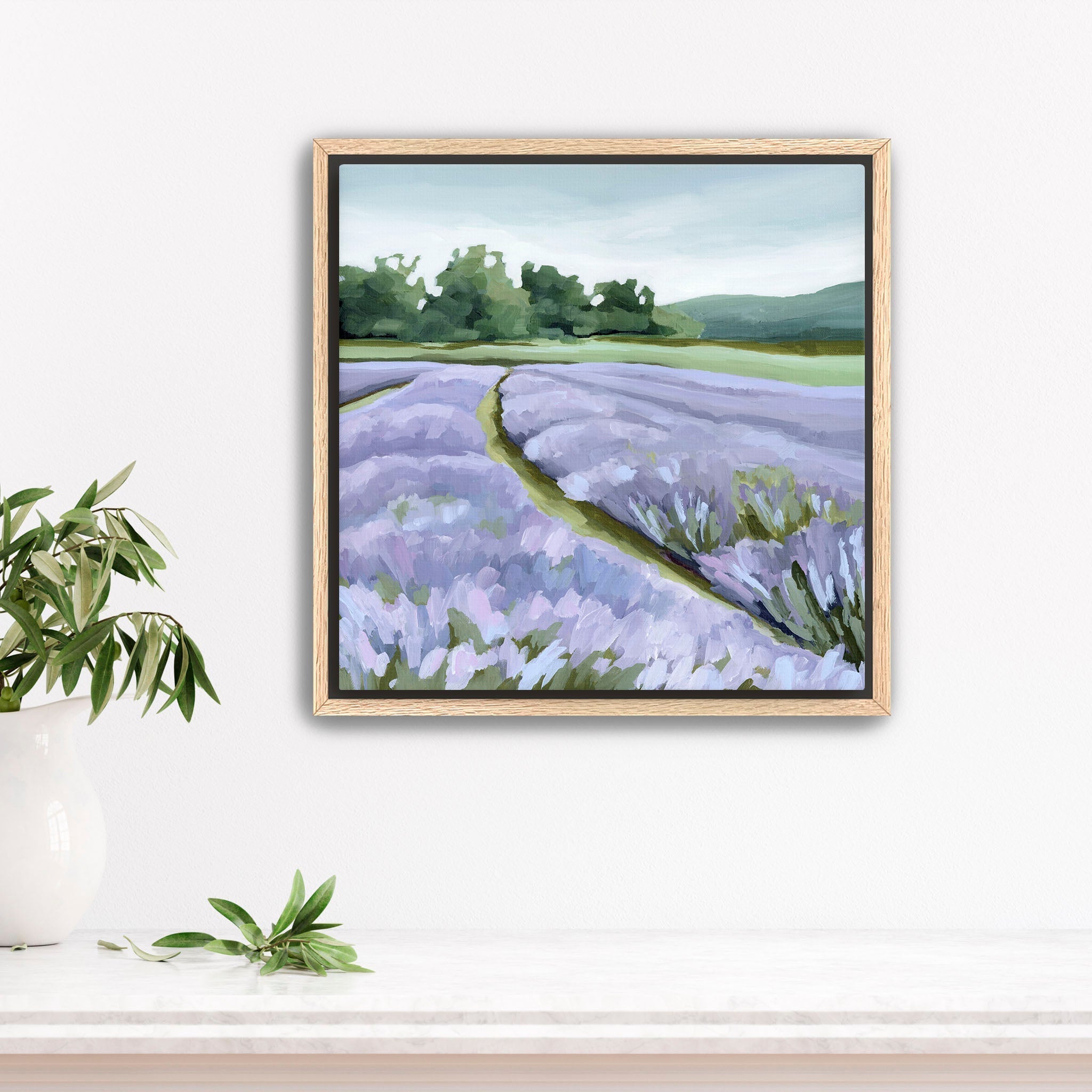 "Lavender Foothills" Art Print