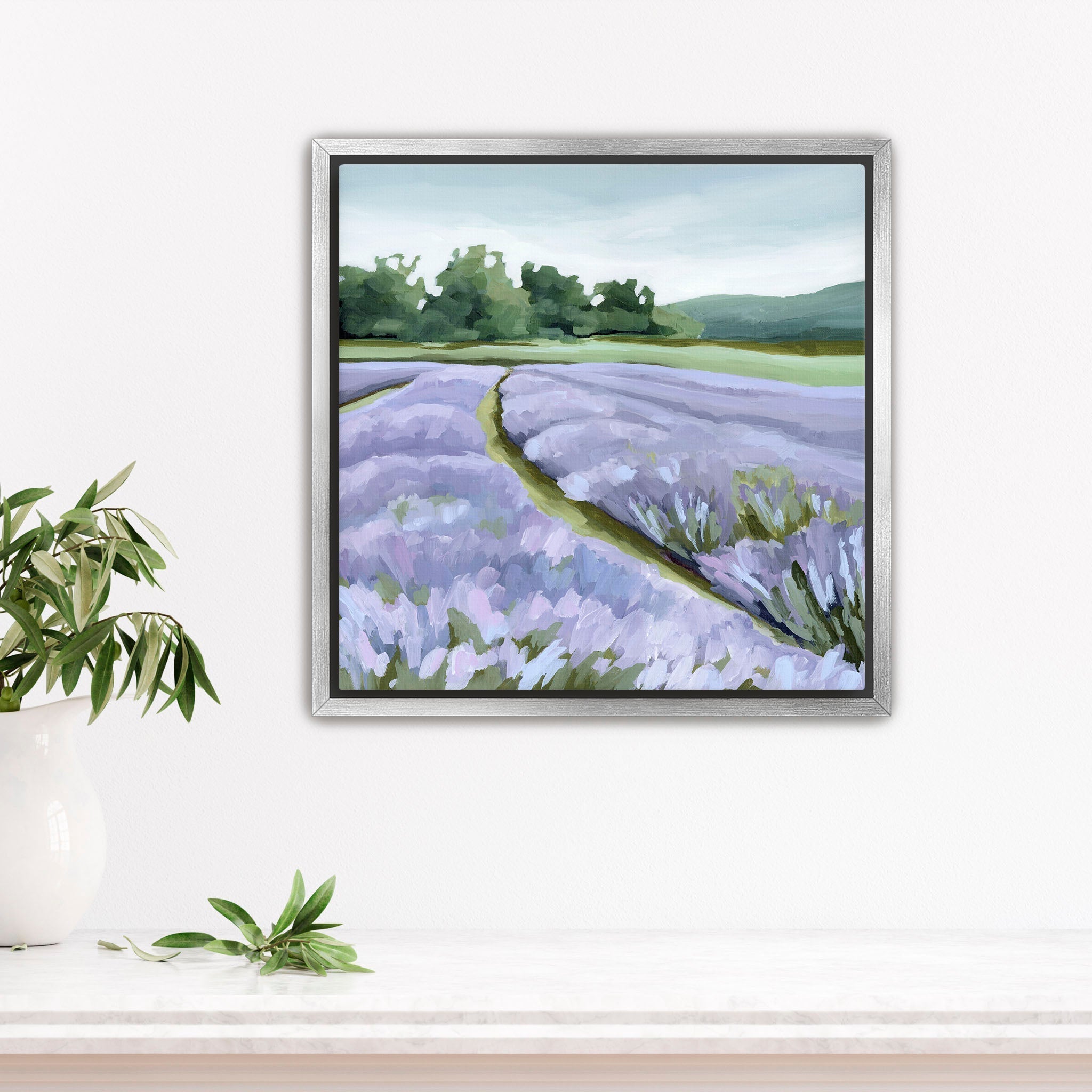 "Lavender Foothills" Art Print